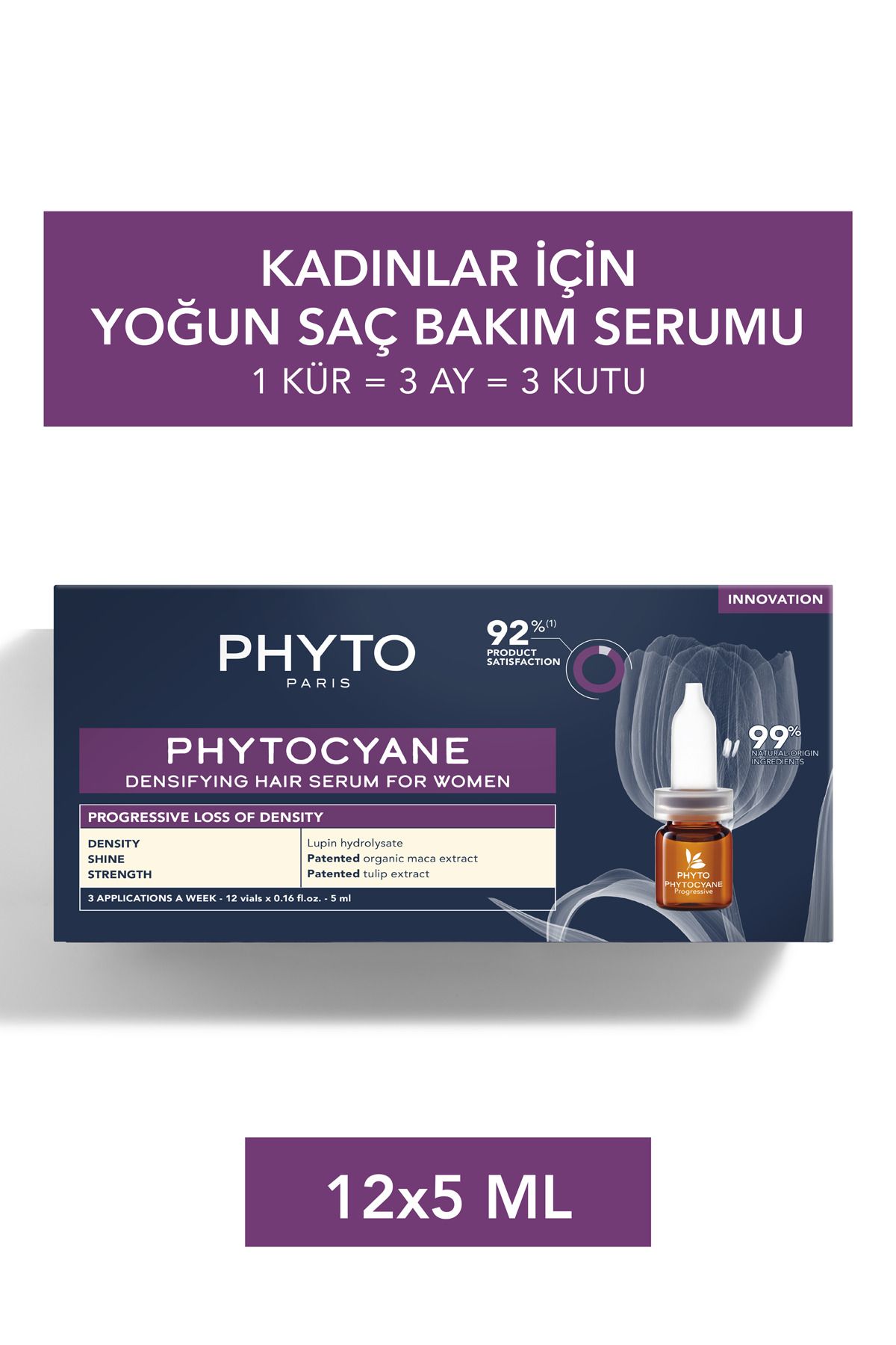 سرم و روغن مو زنانه ریزش مراقبتی کمکی ساین ویمن 12 عددی 5 میلی لیتری Phyto