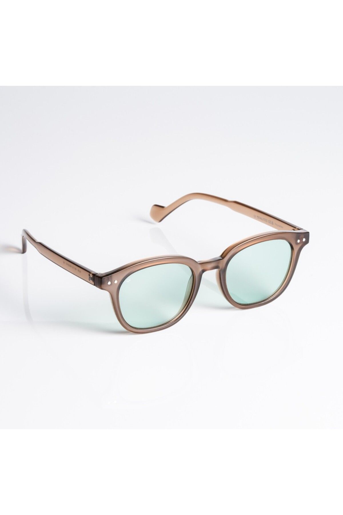 SENLITES Sunglasses More KLAY ARGENTO Unisex Kahverengi Yeşil UV400 Kare Güneş Gözlüğü