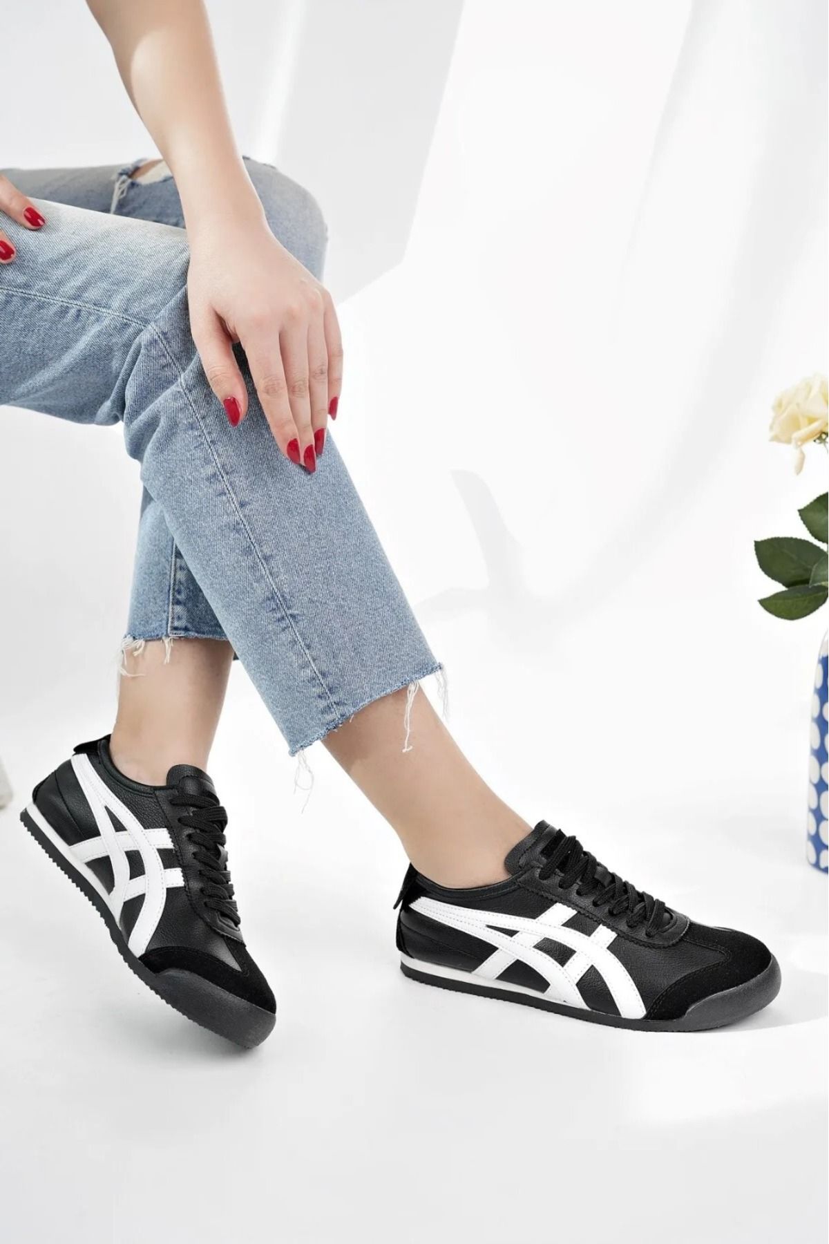BS BEYAZ SHOES Tayger Unisex Spor Ayakkabı Kaymaz Taban Sneakers