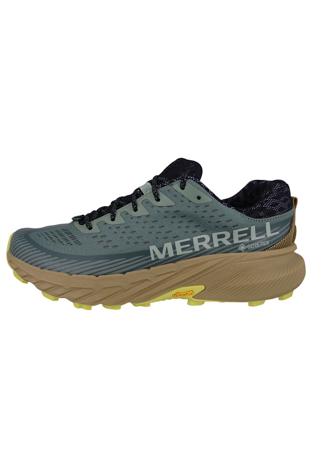 Merrell-Herren Laufschuhe Halbschuhe Wanderschuhe Agility Peak 5 Gtx Trailrunning J068323 Grün Juniper Text 3