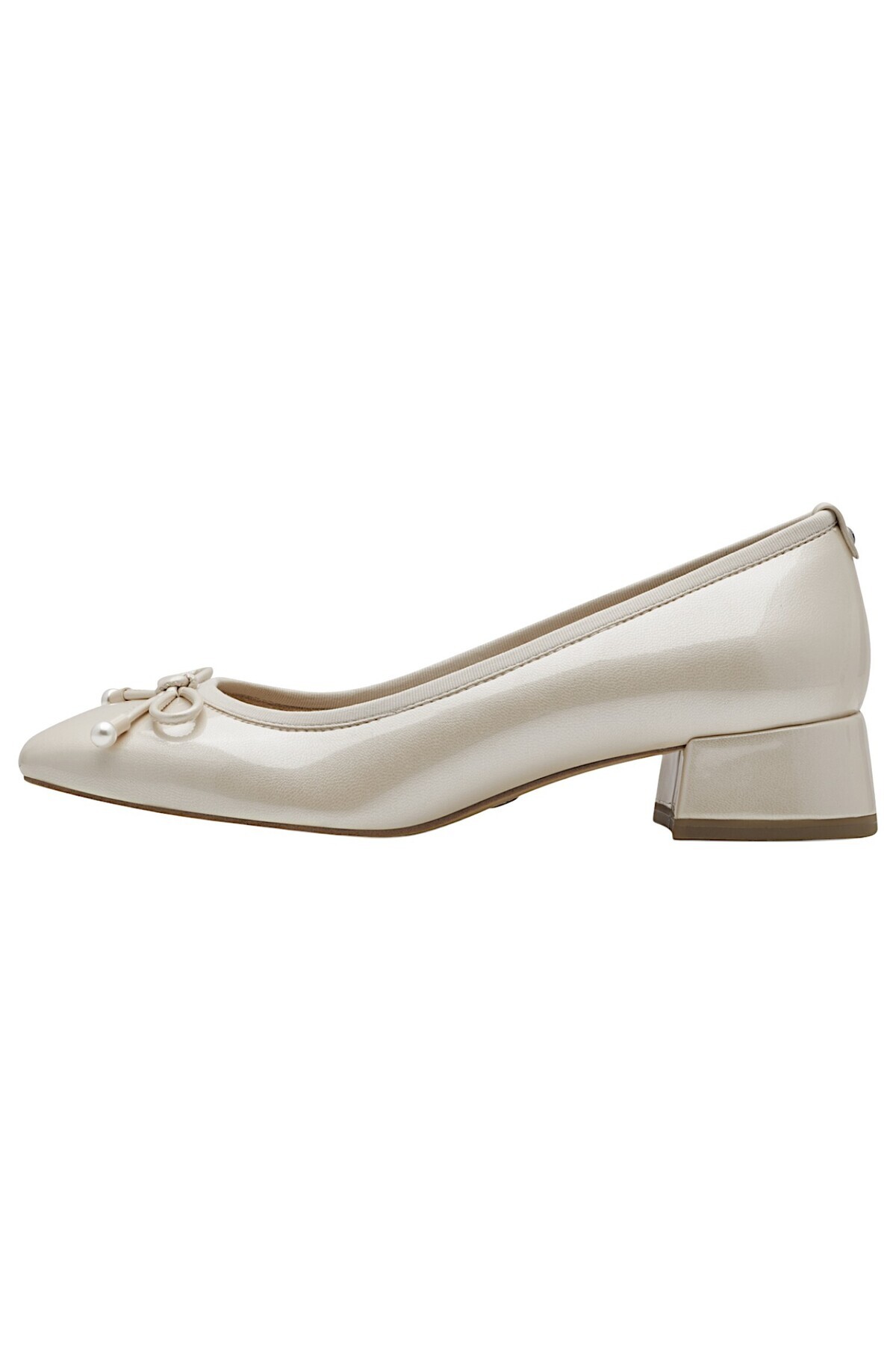 Tamaris-Damen Pumps 1-22321-44 Goldfarben 179 Champagne Kunstleder Mit Touch-it & Antislide Absatz 3