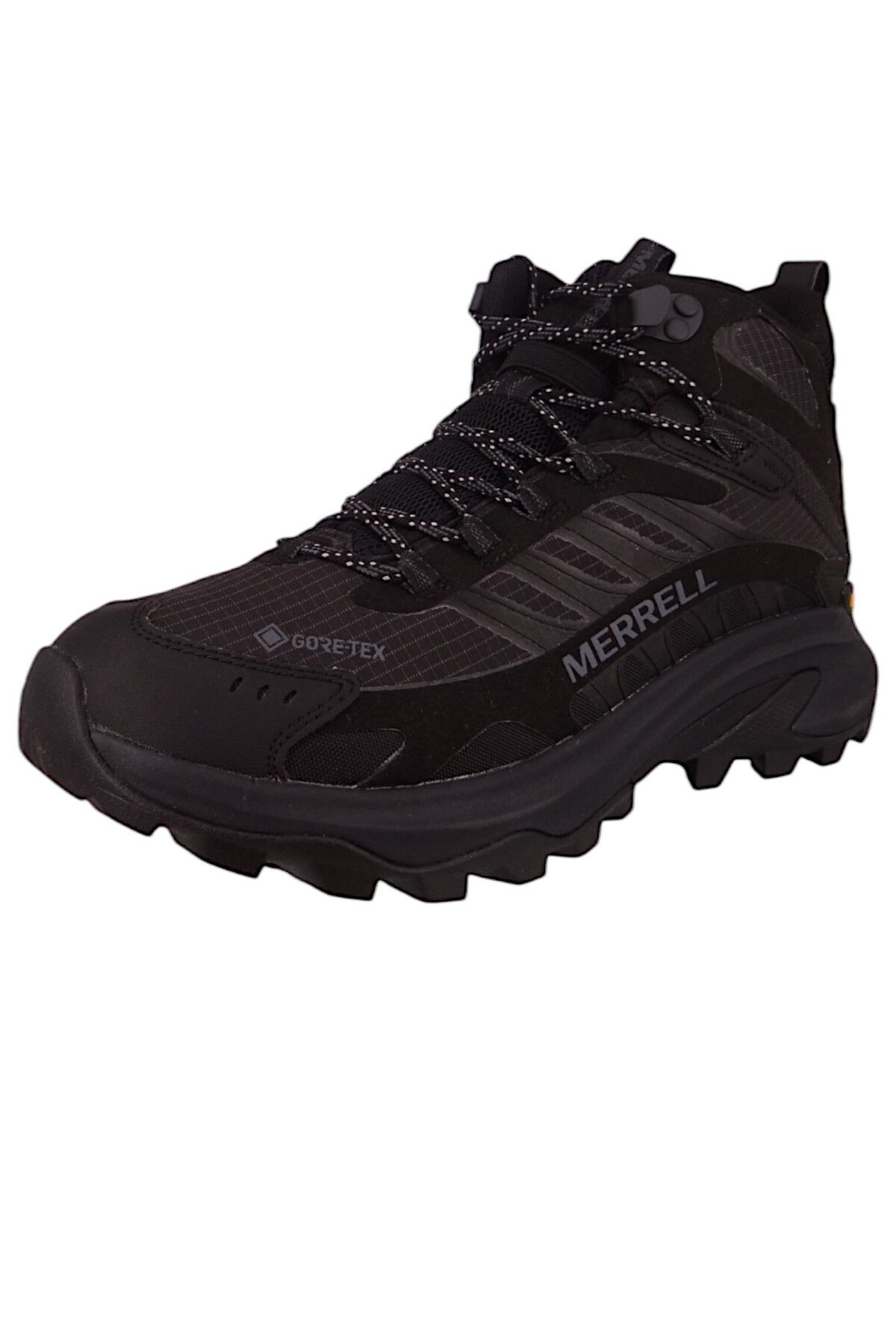 Merrell-Herren Wanderstiefel Stiefel Wanderschuhe Moab Speed 2 Mid Gtx J037501 Schwarz Black Leder/syntheti 2