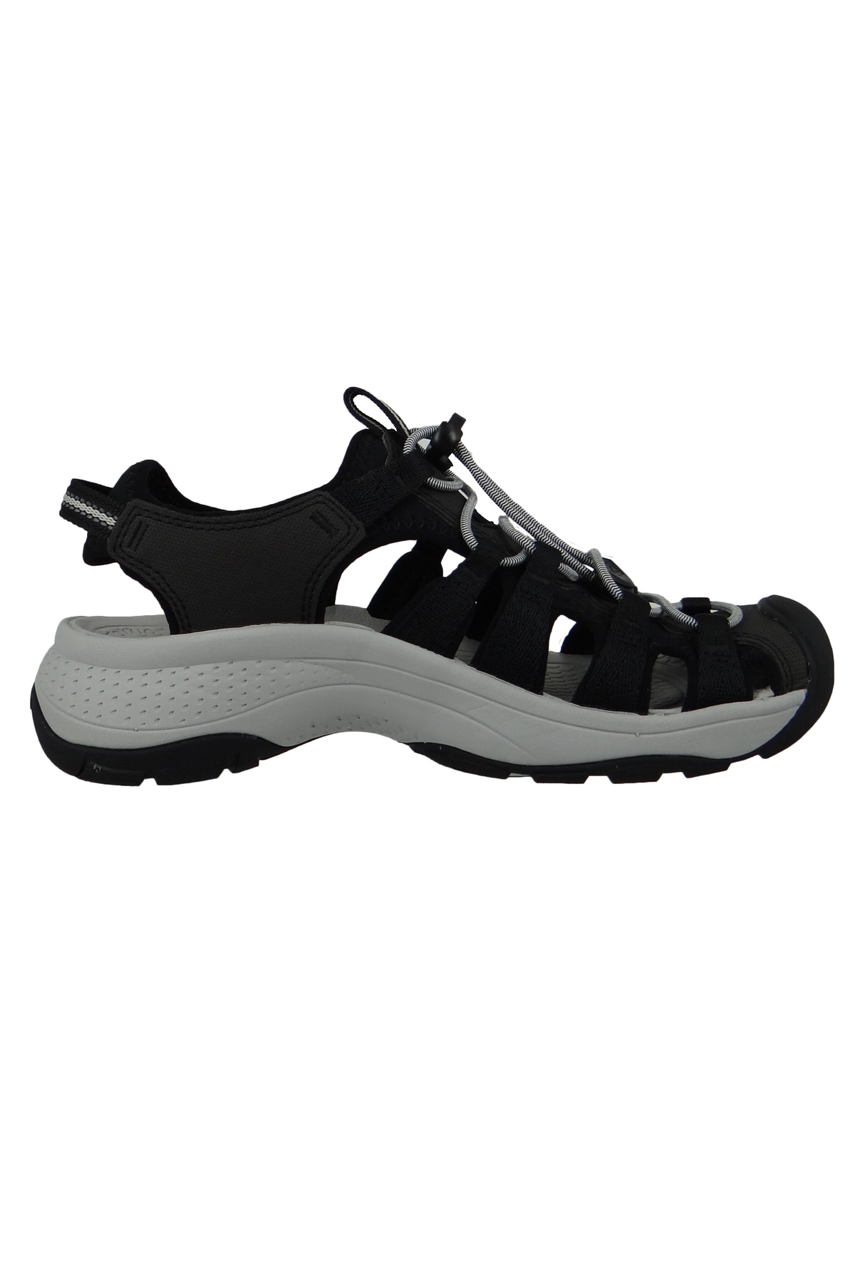 Keen-Damen Trekking-sandalen Sandalen Wanderschuhe Astoria West Sandal 1023594 Schwarz Black/grey Textil 7