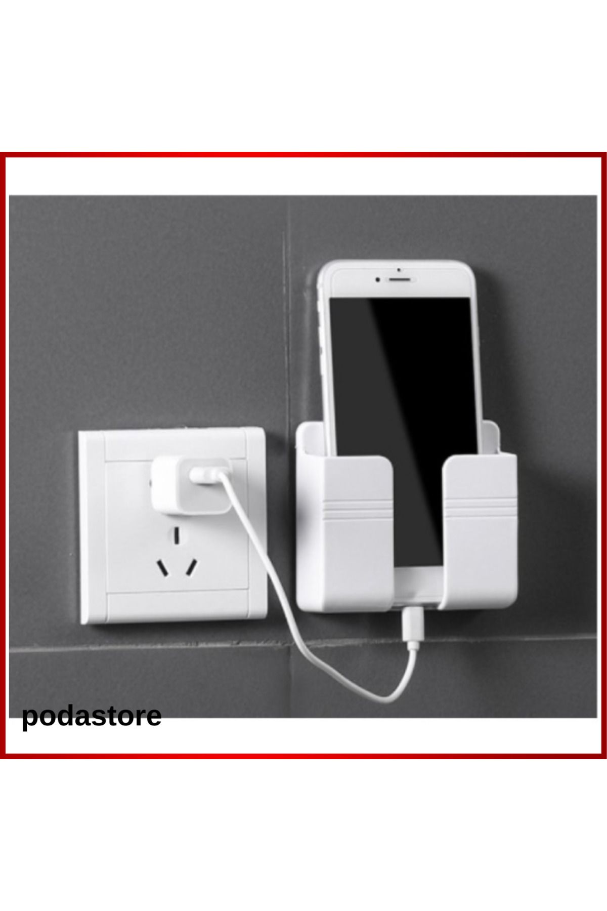 podastore Duvara Yapışan Telefon ve Kumanda Standı – Dağınıklığa Son!