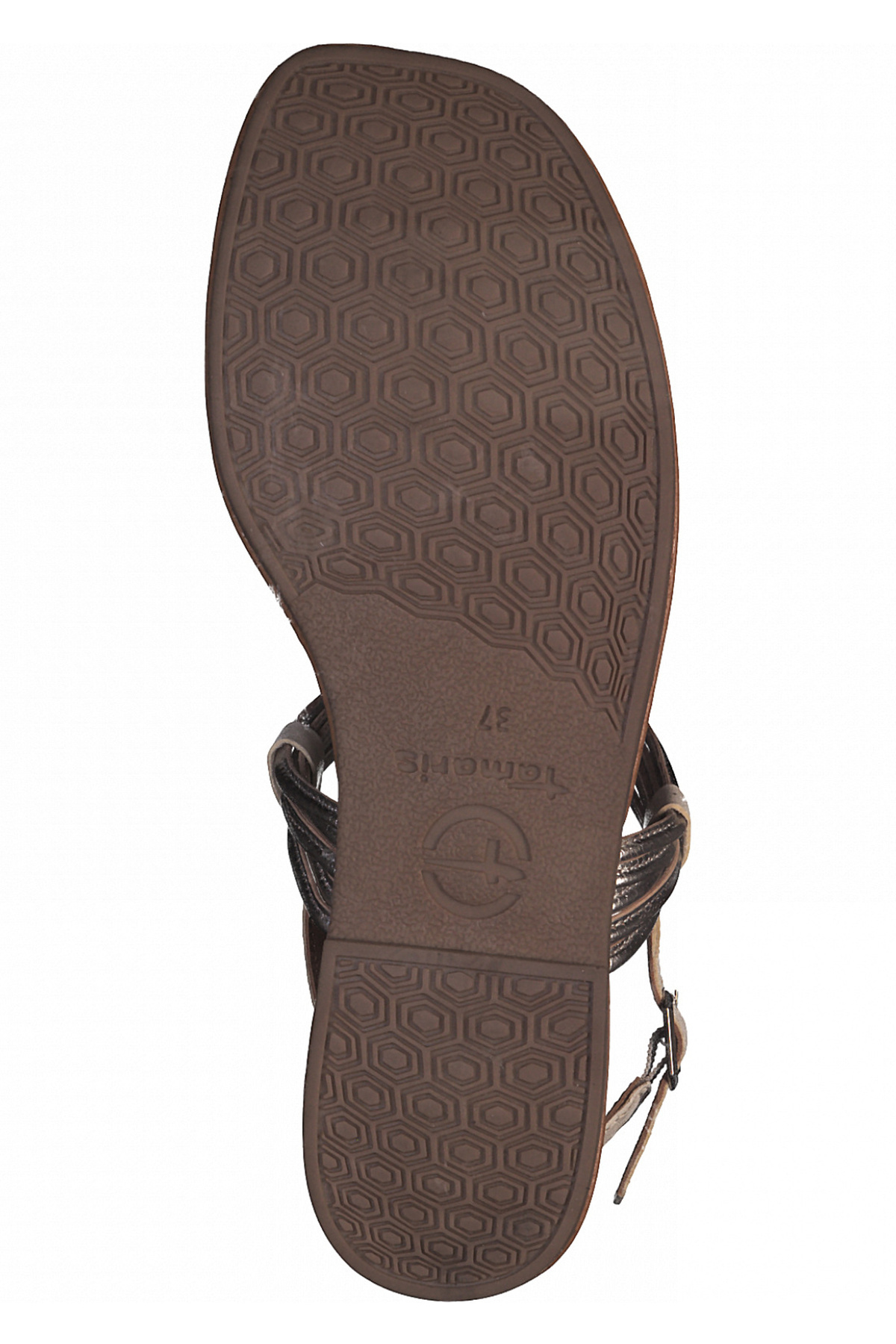Tamaris-Damen Zehentrenner Sandalen Zehentrenner 1-28133-28 Weiß 171 White/silver Leder Mit Touch-it 6