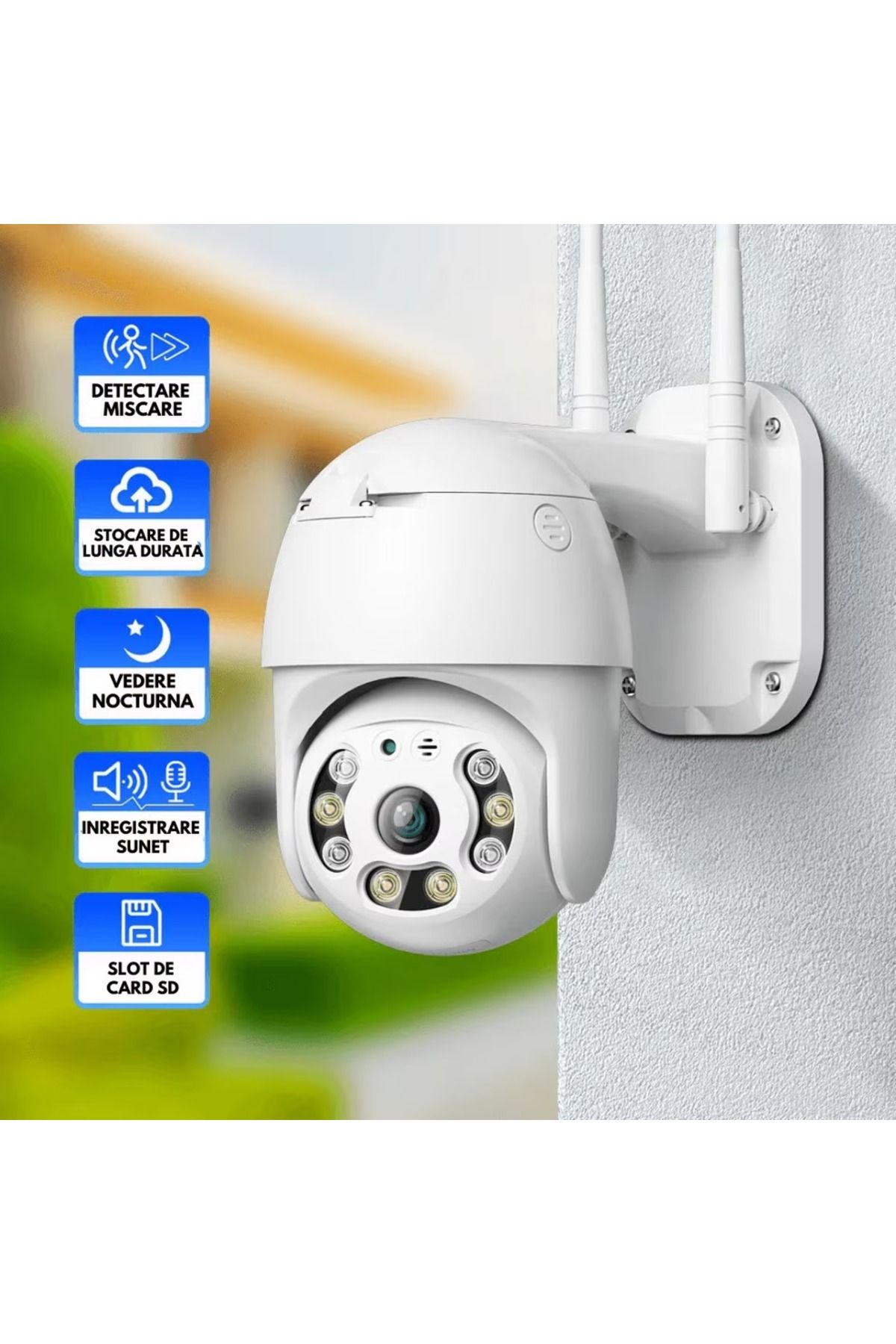 OEM-Cameră Supraveghere Wifi Ptz 4mp – Uhd, 360° Rotire, Detecție Umană, Auto Tracking, Icsee 2