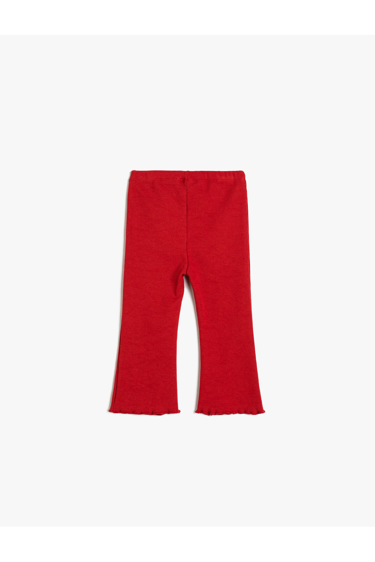 Koton İspanyol Paça Tayt Cep Detaylı Fitilli fotoğrafı 2 (önizleme)