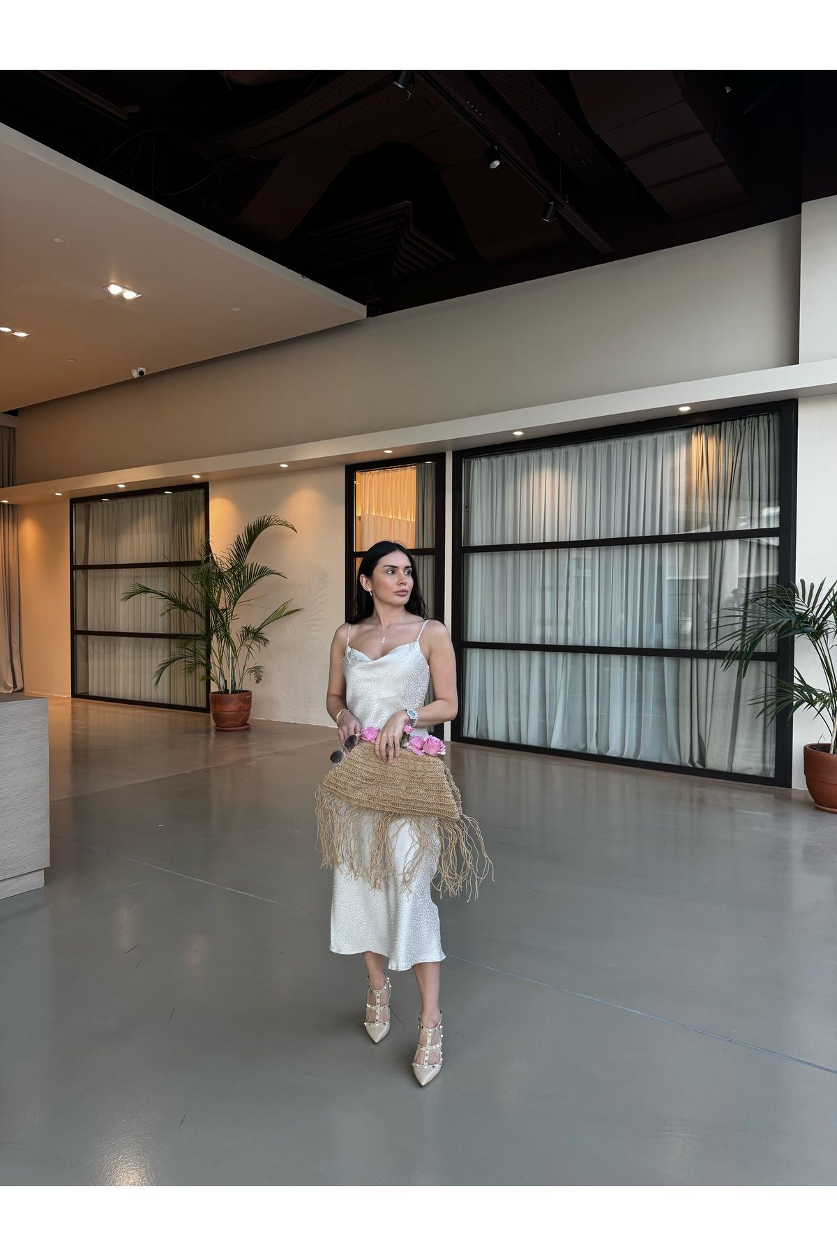 Nur Sönmez Fashion SATEN ELBİSE