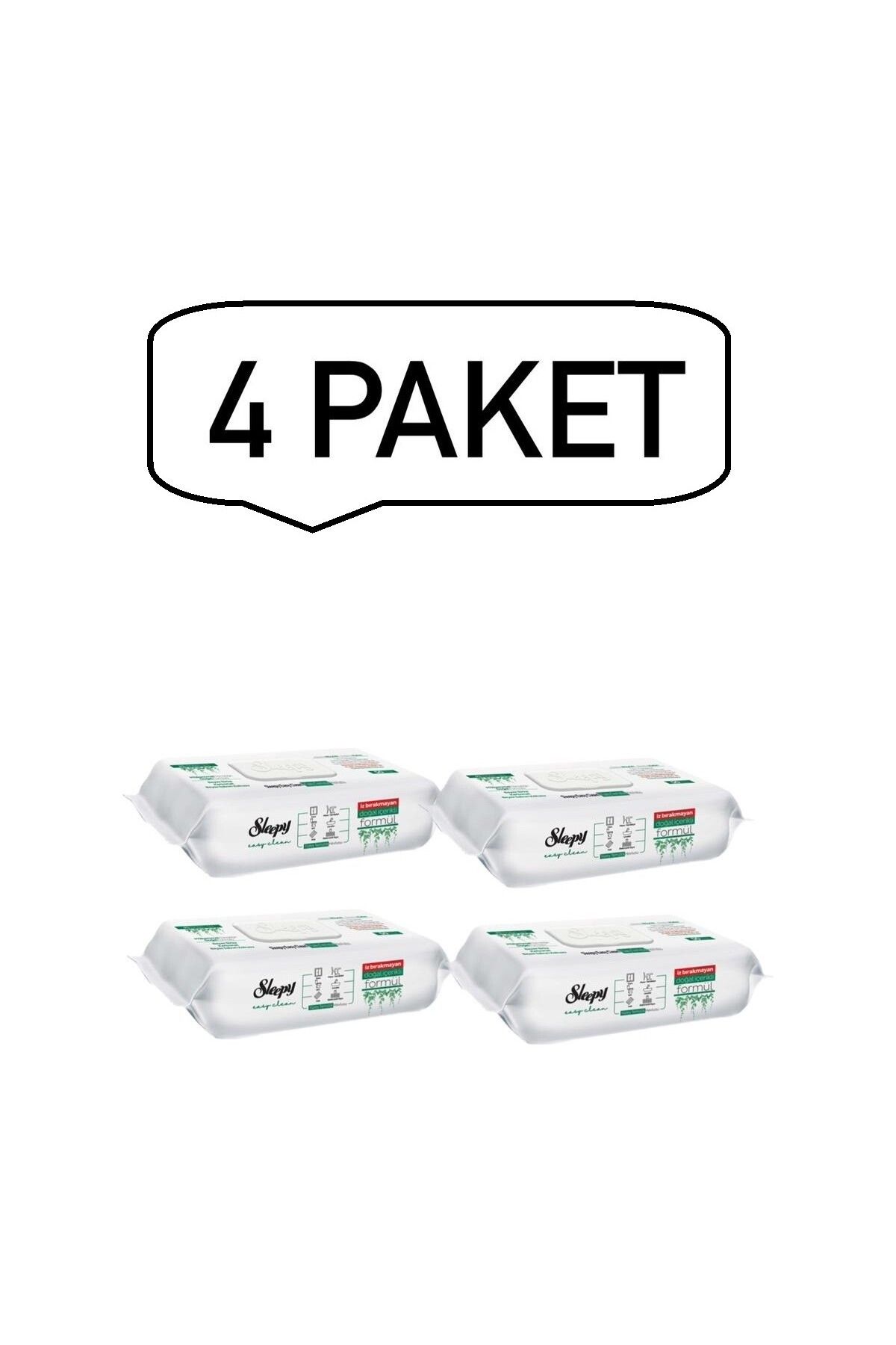 Sleepy Easy Clean Yüzey Temizlik Havlusu 100 Yaprak (4 Adet)