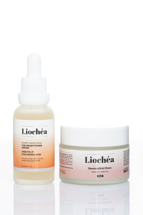 LİOCHEA Aydınlatıcı Leke Karşıtı Arbutin Serum & Su Bazlı Nemlendirici Yüz Kr...