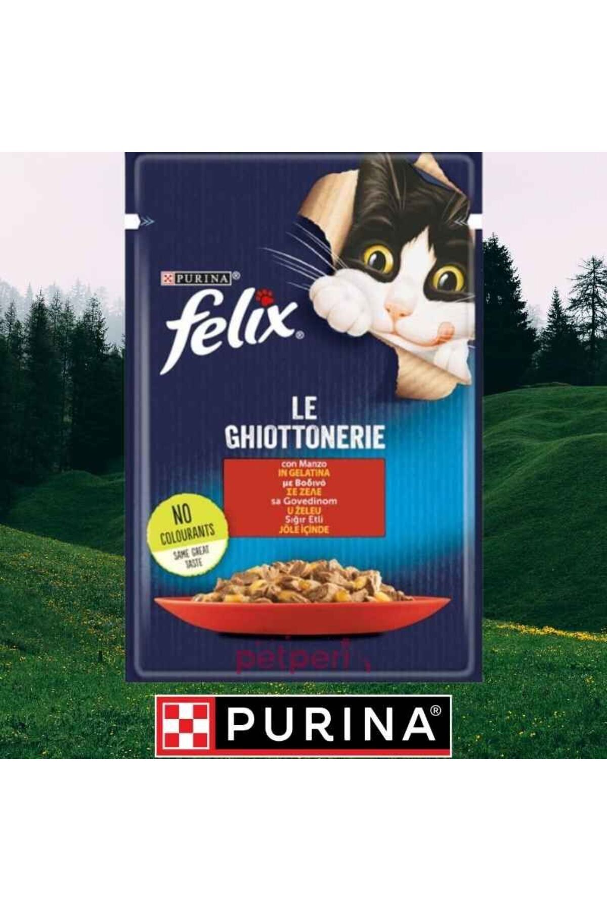 FELIX Jöleli Kedi Maması 85 Gr. Pouch (Sığır Etli)