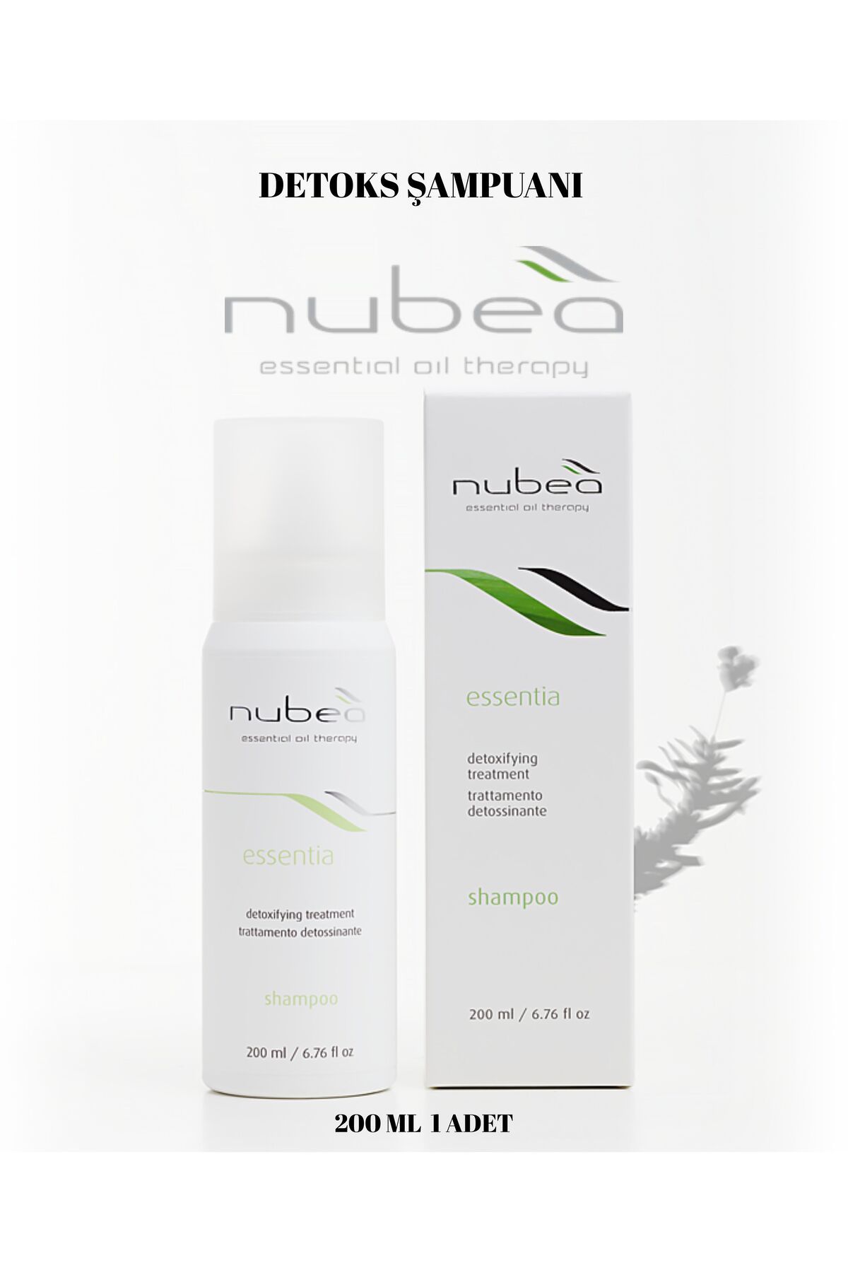 NUBEA Nubeà Essentia Esansiyel Detoksifiye Edici Bakım Şampuanı 200ml