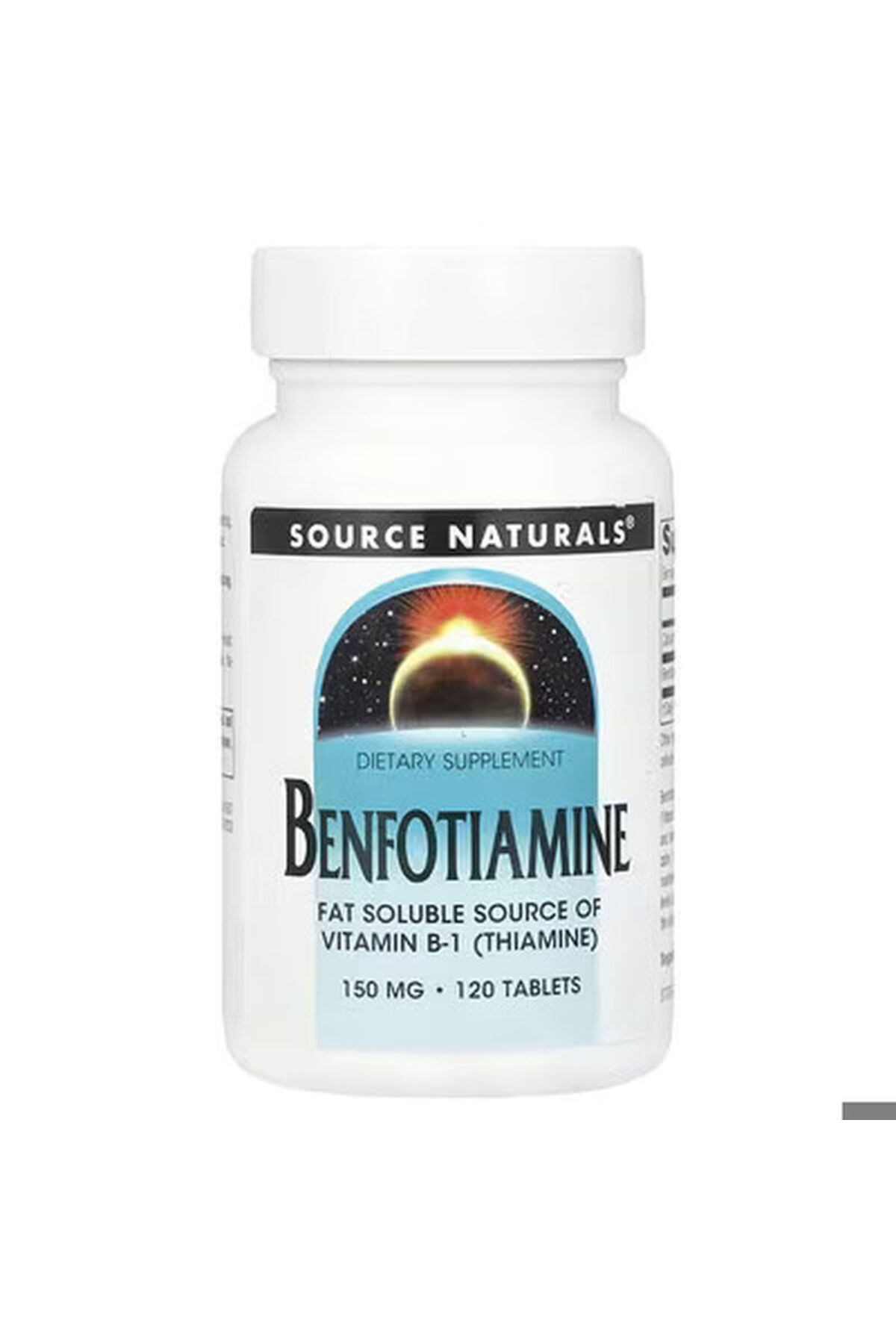 source naturals , Vitamin B1 Thiamine Benfotiamine, 150 mg 120 Tablet