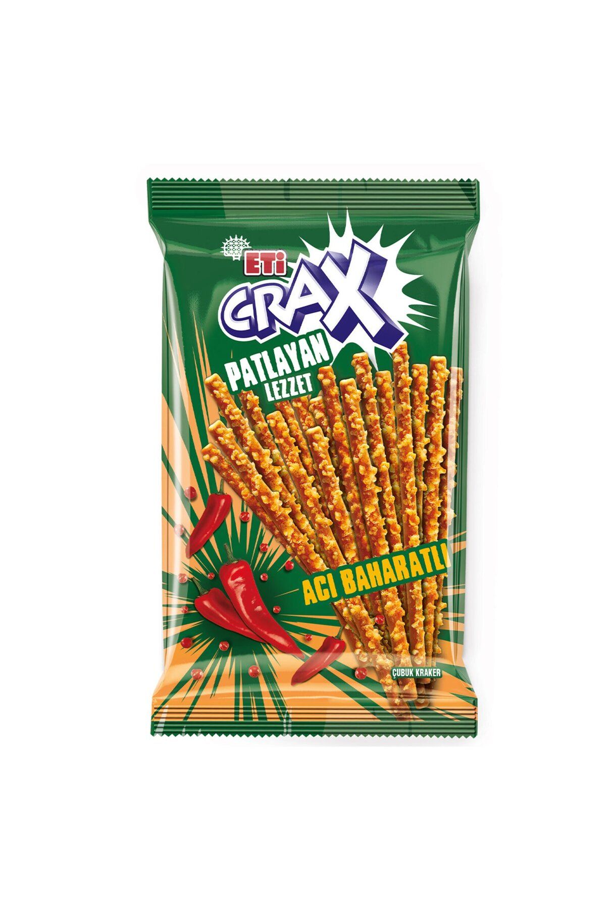 Eti Crax Patlayan Lezzet Acı Baharatlı Kraker 50 g