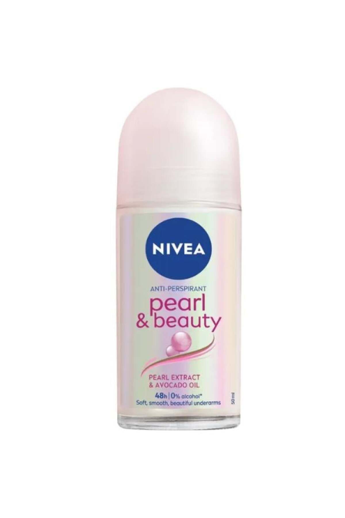 NIVEA-مزيل عرق نيفيا رول أون بيرل آند بيوتي - 50 مل 2