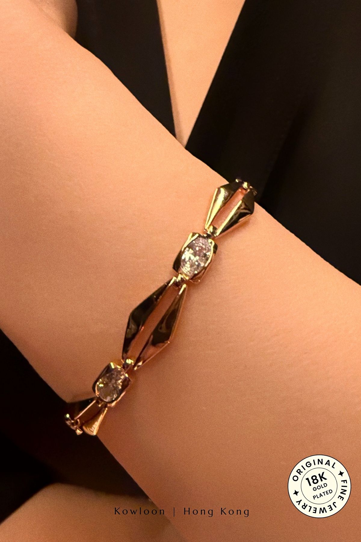 cacharel classic 18K Rose Altın Kaplama Çelik Bileklilk