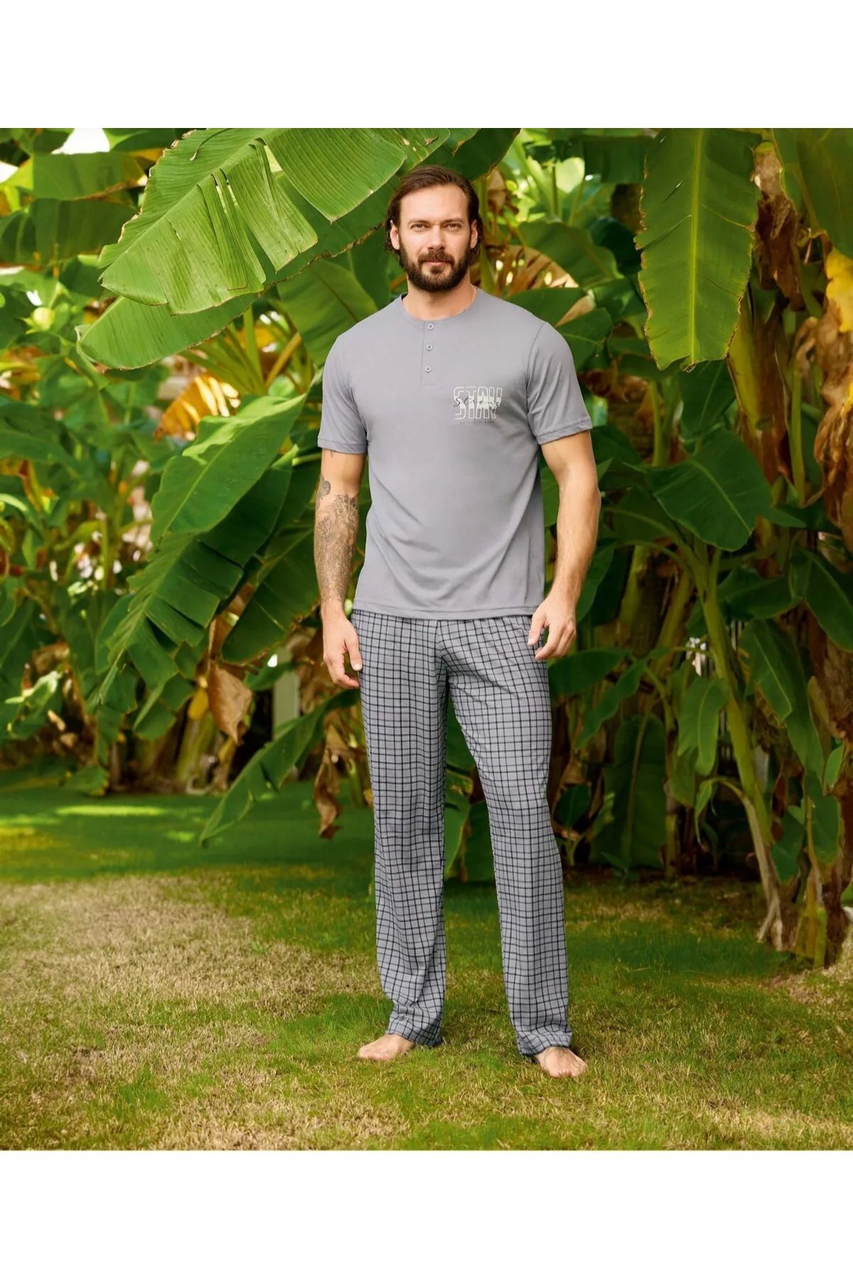 FASİON Aydoğan Suprem Kısa Kol Erkek Pijama Takımı