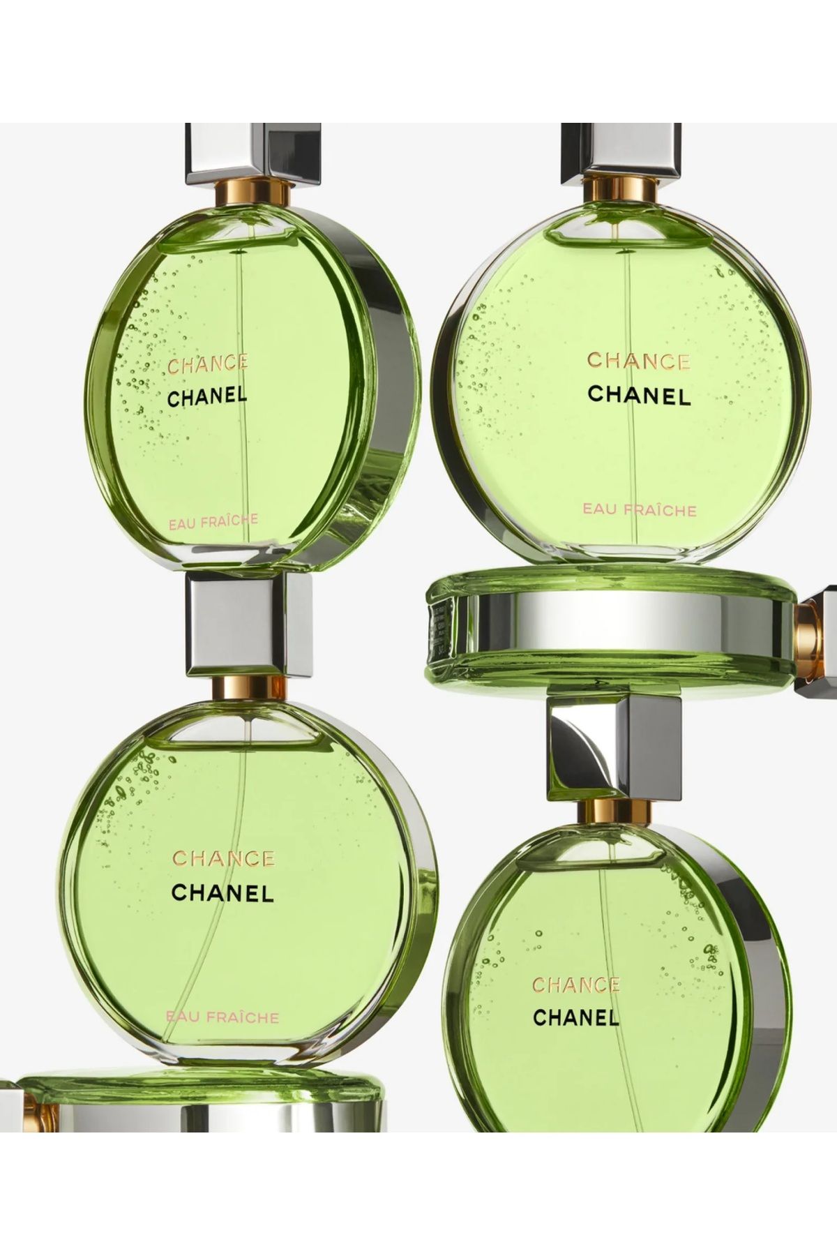 Chanel CHANCE EAU FRAÎCHE EDT Parfüm Kadın Yuvarlak Şişedeki çiçeksi Canlandırıcı Parfüm 50 ml
