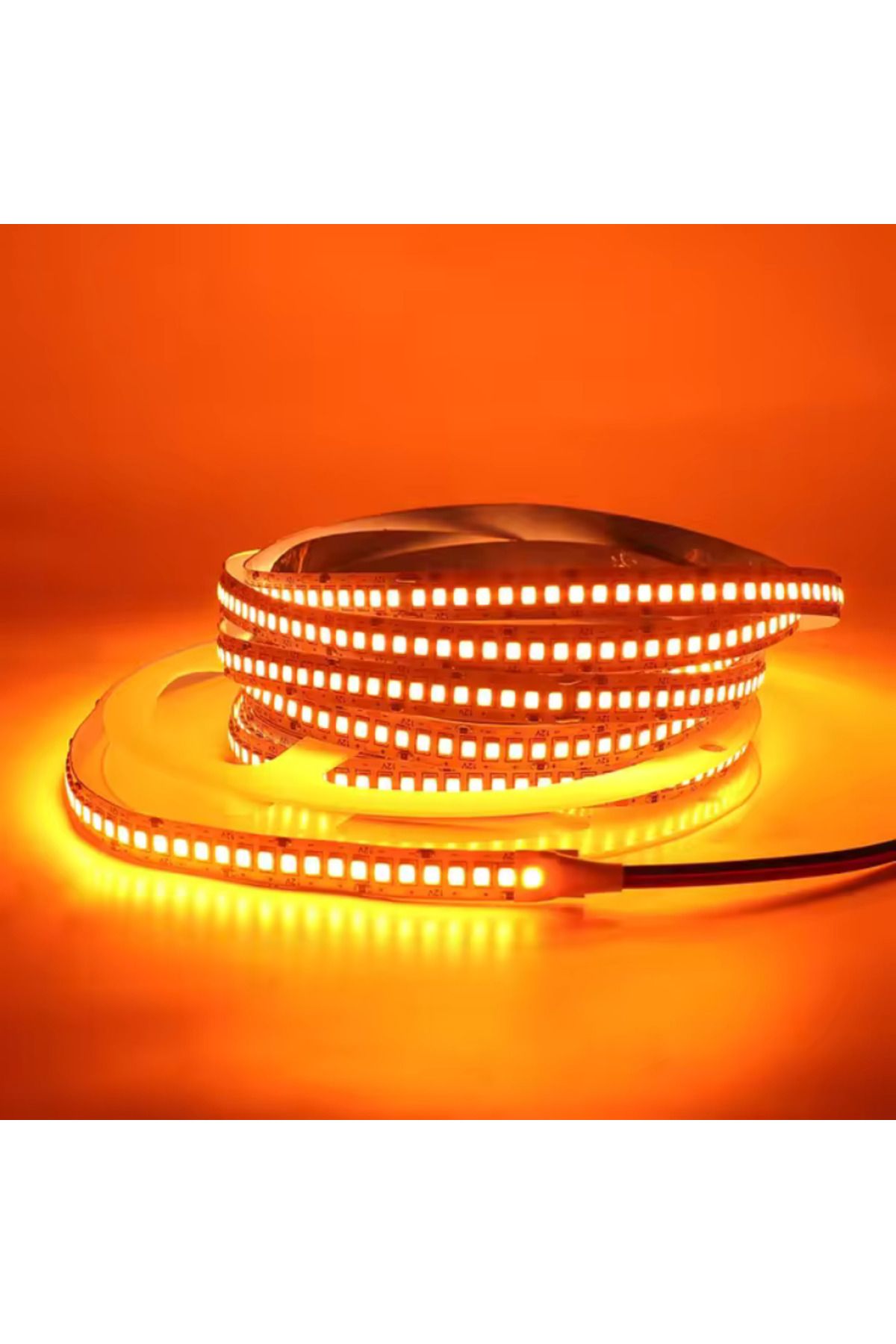 İnoled İNOLED ŞERİT LED 240 LEDLİ 12V 6MM 5 METRE - 2700 KELVIN AMBER