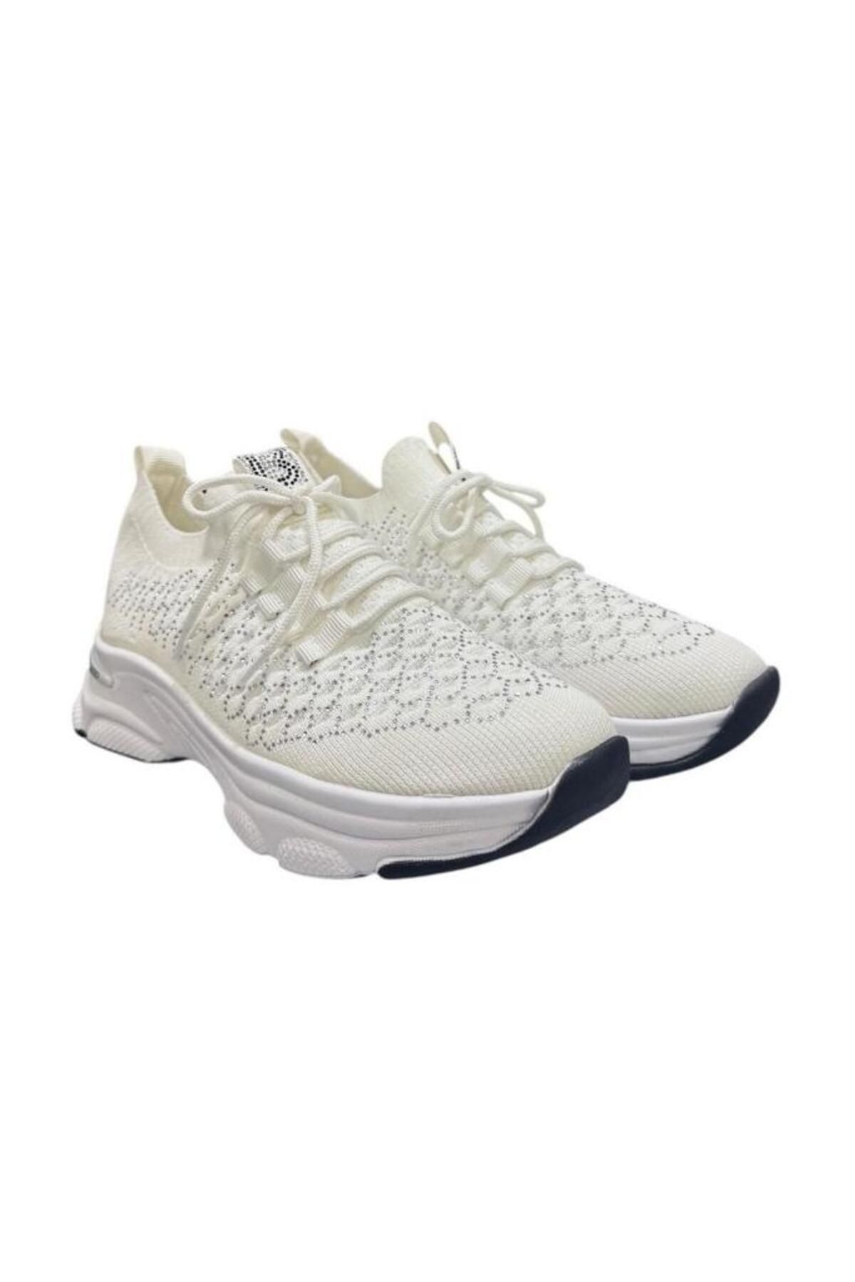 Aybaak 5008 Taşlı Dolgu Topuk Kadın Ayakkabı Sneaker