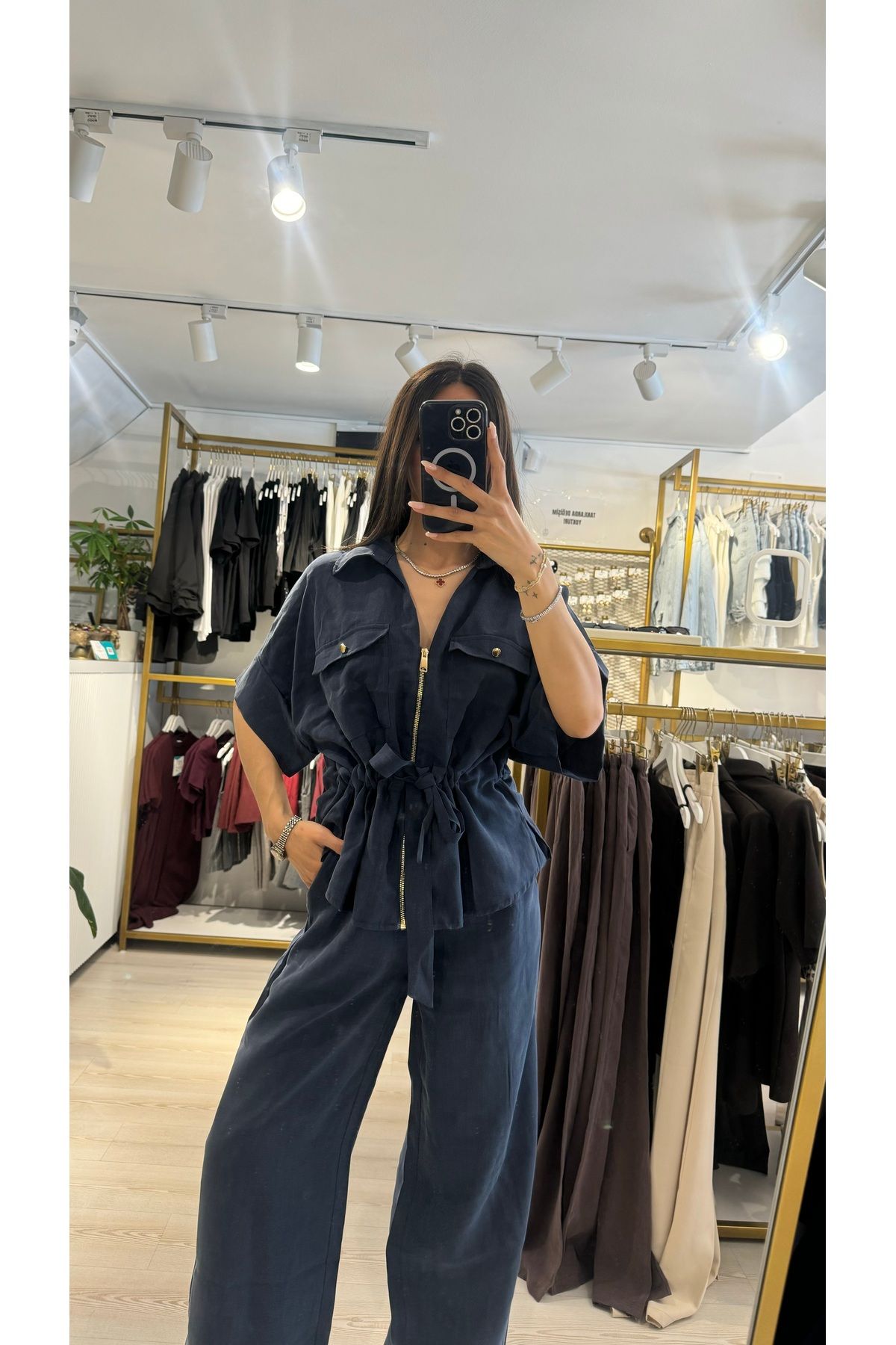 Boutique Mint Lacivert Modal Kumaş Pantolon