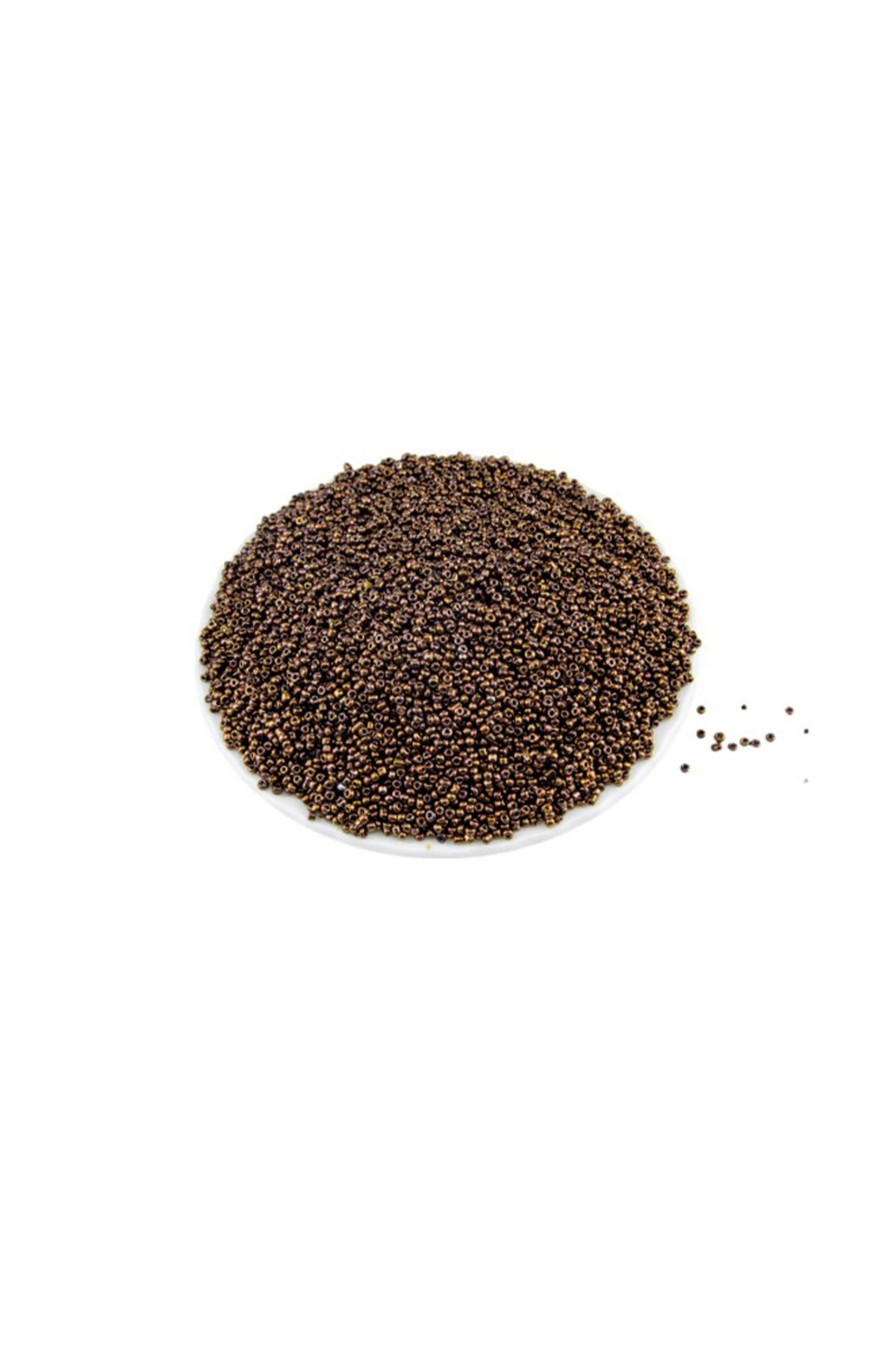 Serhat Aksesuar ve El İşçilik Kaplama Kahve (11/0) 2 mm Kum Boncuğu 100 gr