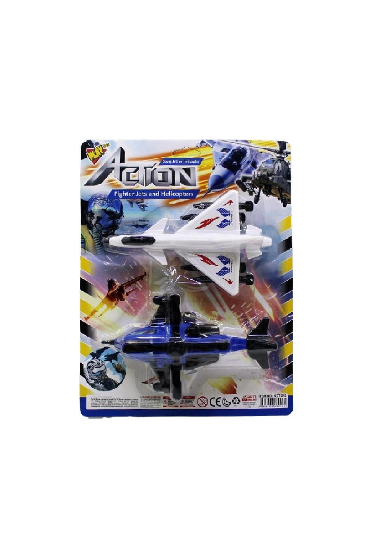 toysclub 012 KARTELADA 2 Lİ UÇAK & HELİKOPTER