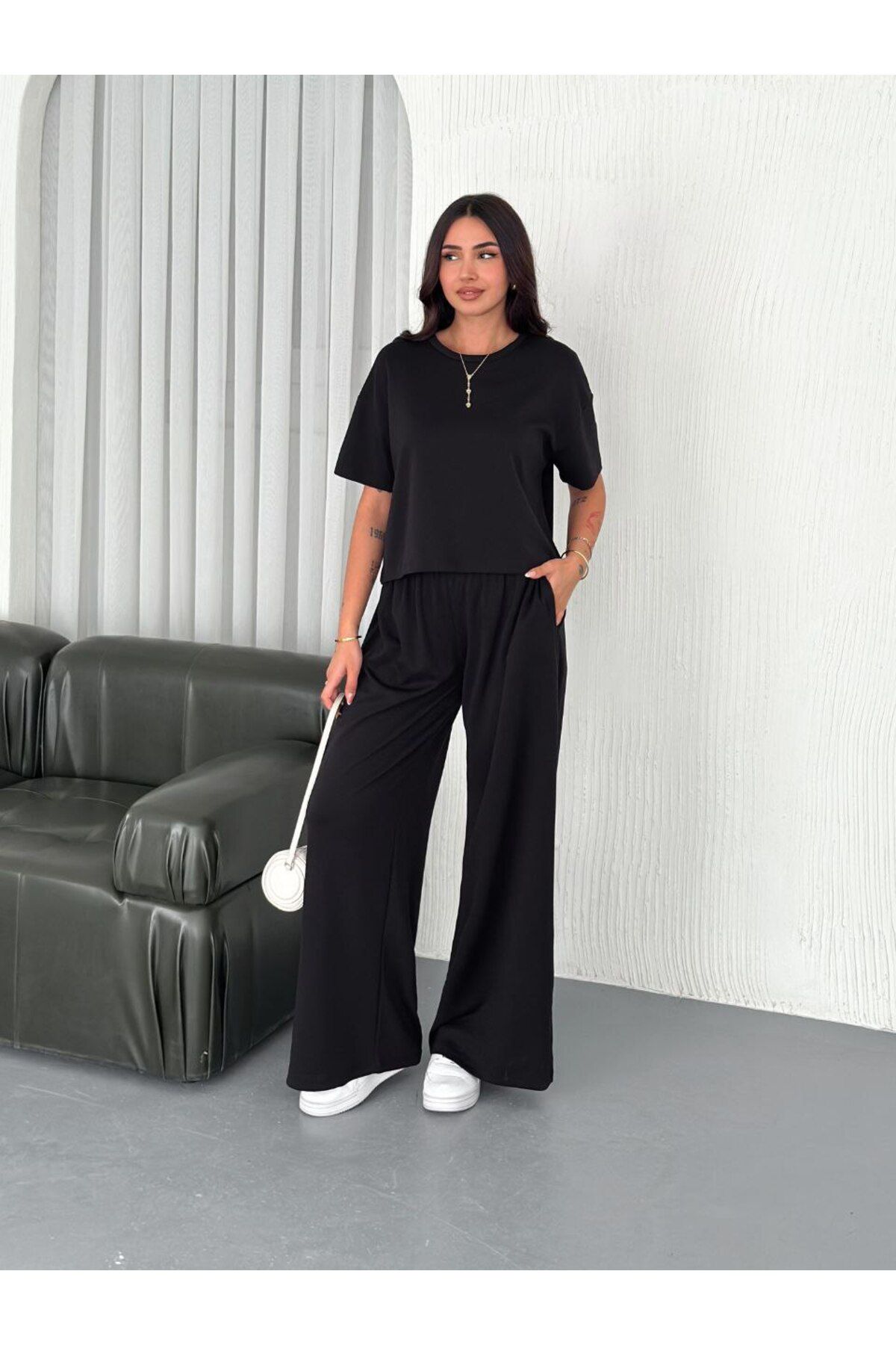 MODA Modal Kumaş Salaş Oversize Eşofman Takım