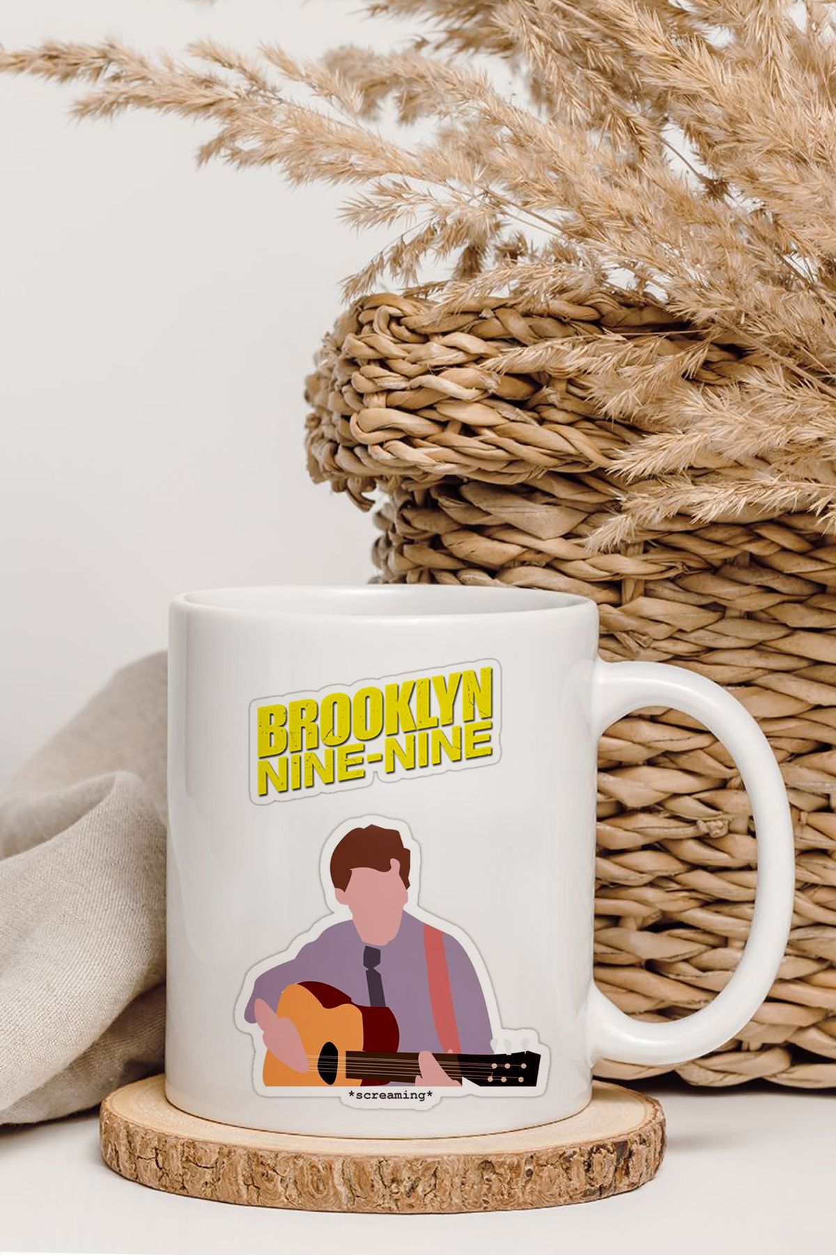 shop Brooklyn 99 Jake Gitar Sahnesi Baskılı Kupa