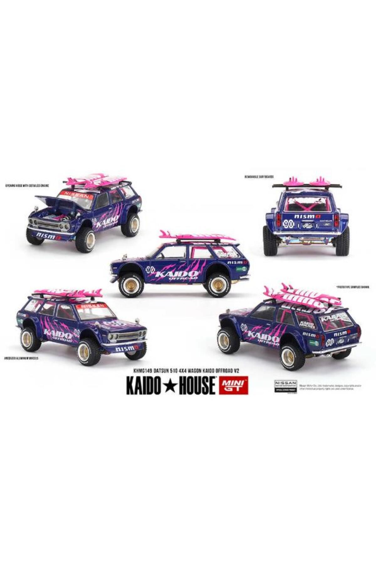 mini gt Kaido House Datsun 510 4x4 Wagon Kaido Offroad V2 149