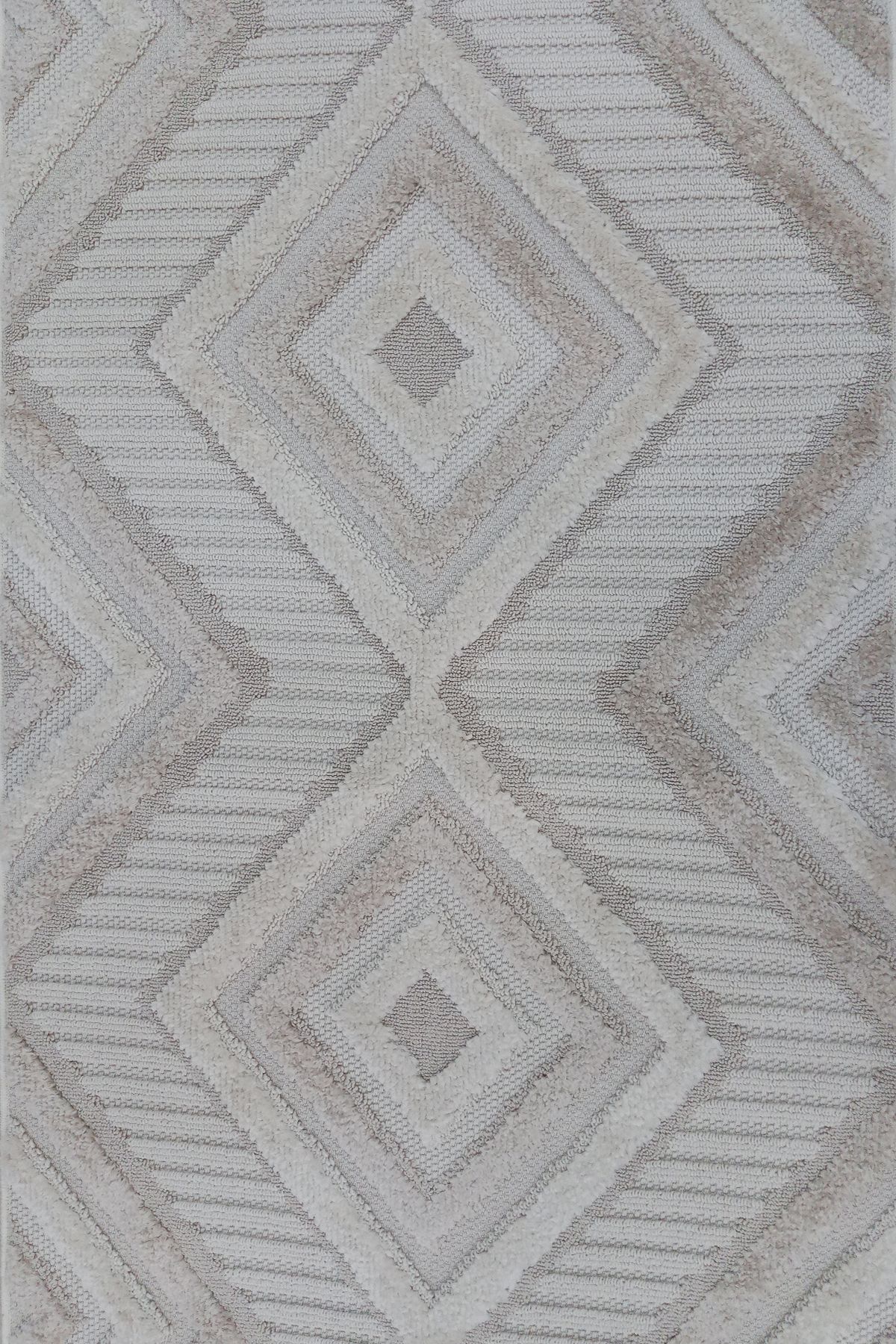 stil carpet Cordoba CRDB-02A Bej Bukle Kabartmalı Halı Koridor-Antre-Hol-Mutfak