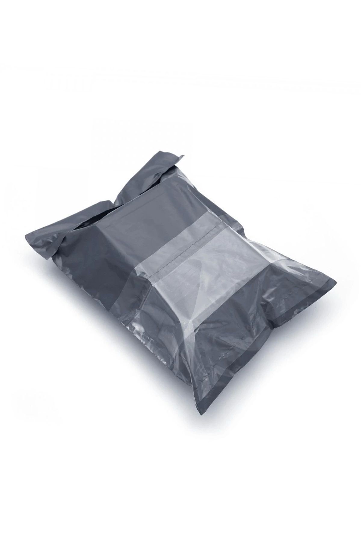 BAR-PACK Koyu Gri Kargo Poşeti Cepli 24x30+5 100 Adet