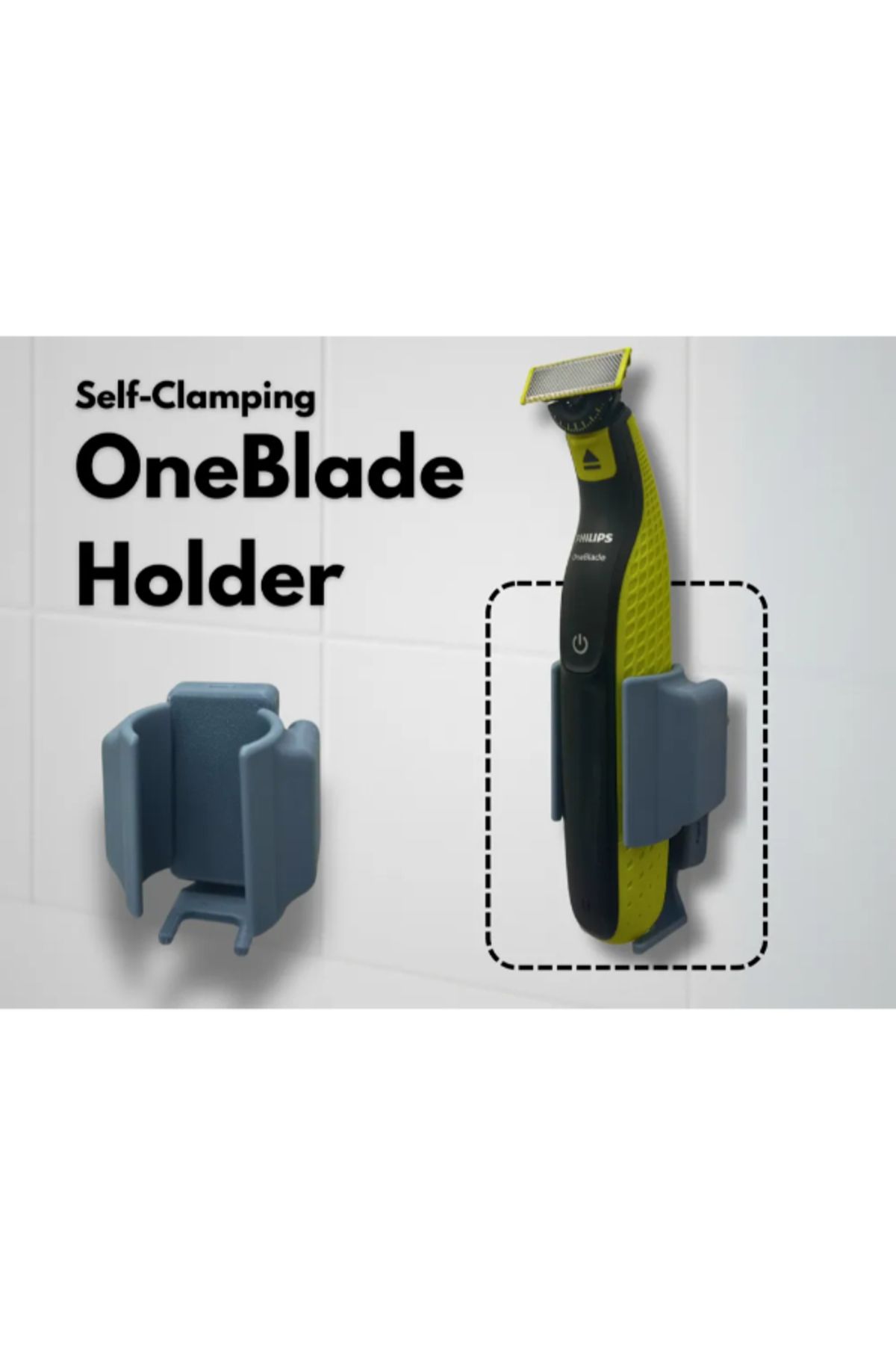 3d model s OneBlade Tıraş Makinesi Standı – Kendinden Sıkıştırmalı Tasarım