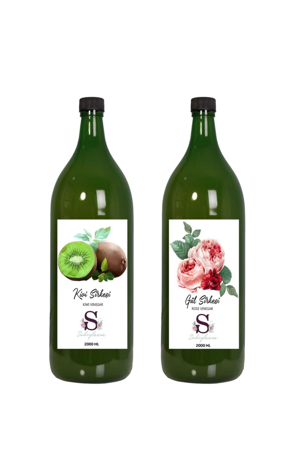 Süheylaana Doğal Kivi Sirkesi 2000 Ml - Doğal Gül Sirkesi 2000 Ml