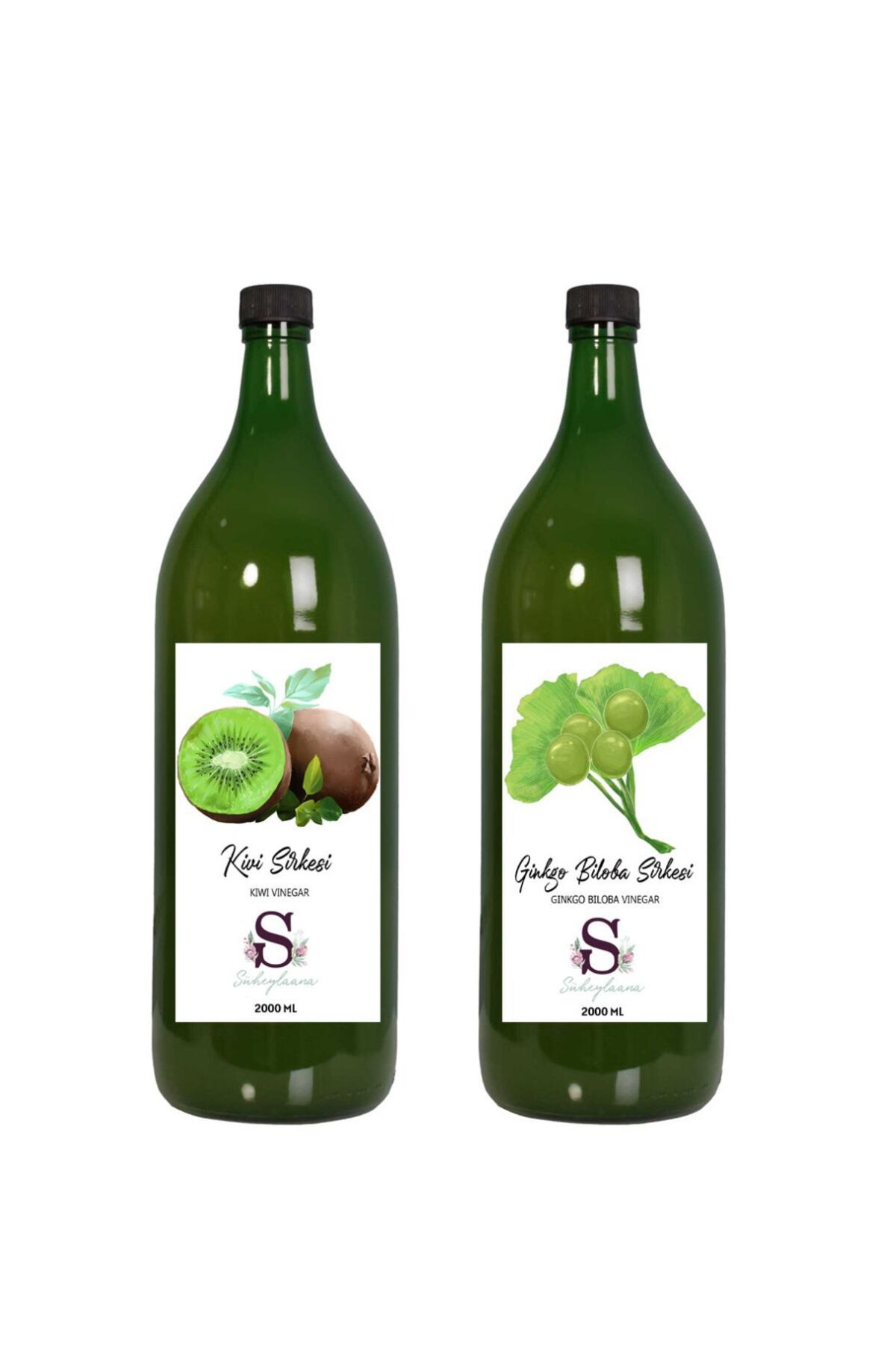 Süheylaana Doğal Kivi Sirkesi 2000 Ml - Doğal Ginkgo Biloba Sirkesi 2000 Ml