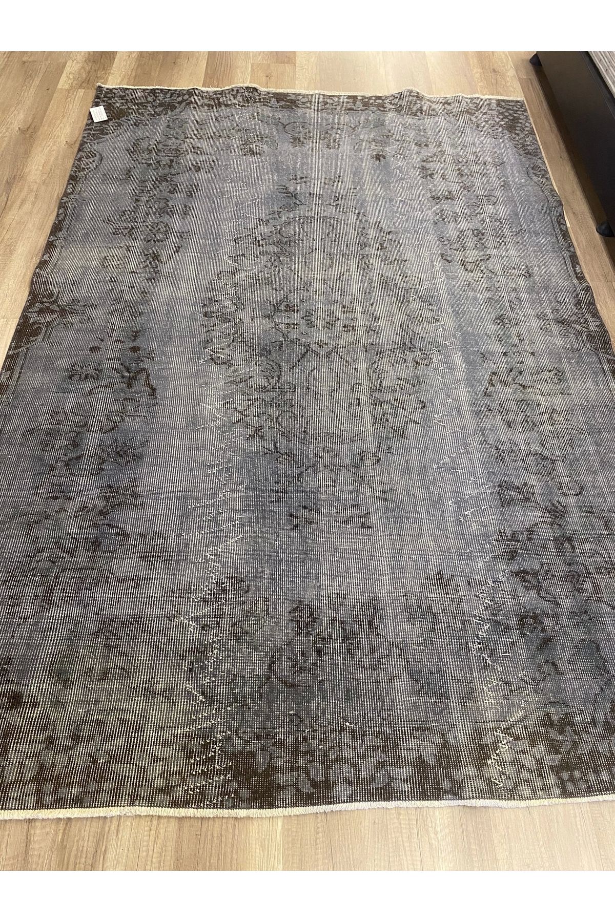 Hoomrugs Hoom Rugs Vintage Gri Kahve Desenli 177x258 4,57 M2 Vintage Halı