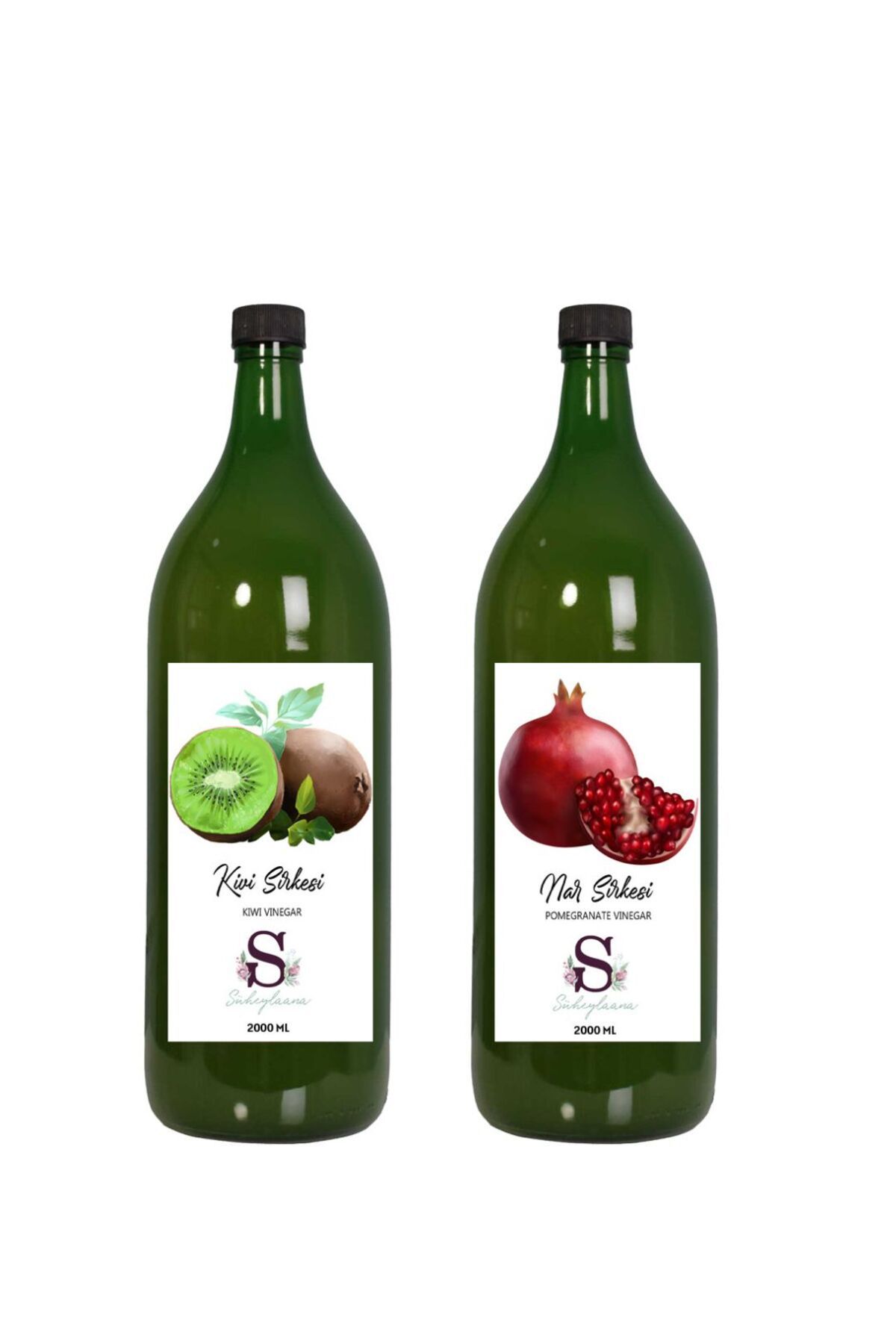 Süheylaana Doğal Kivi Sirkesi 2000 Ml - Doğal Nar Sirkesi 2000 Ml