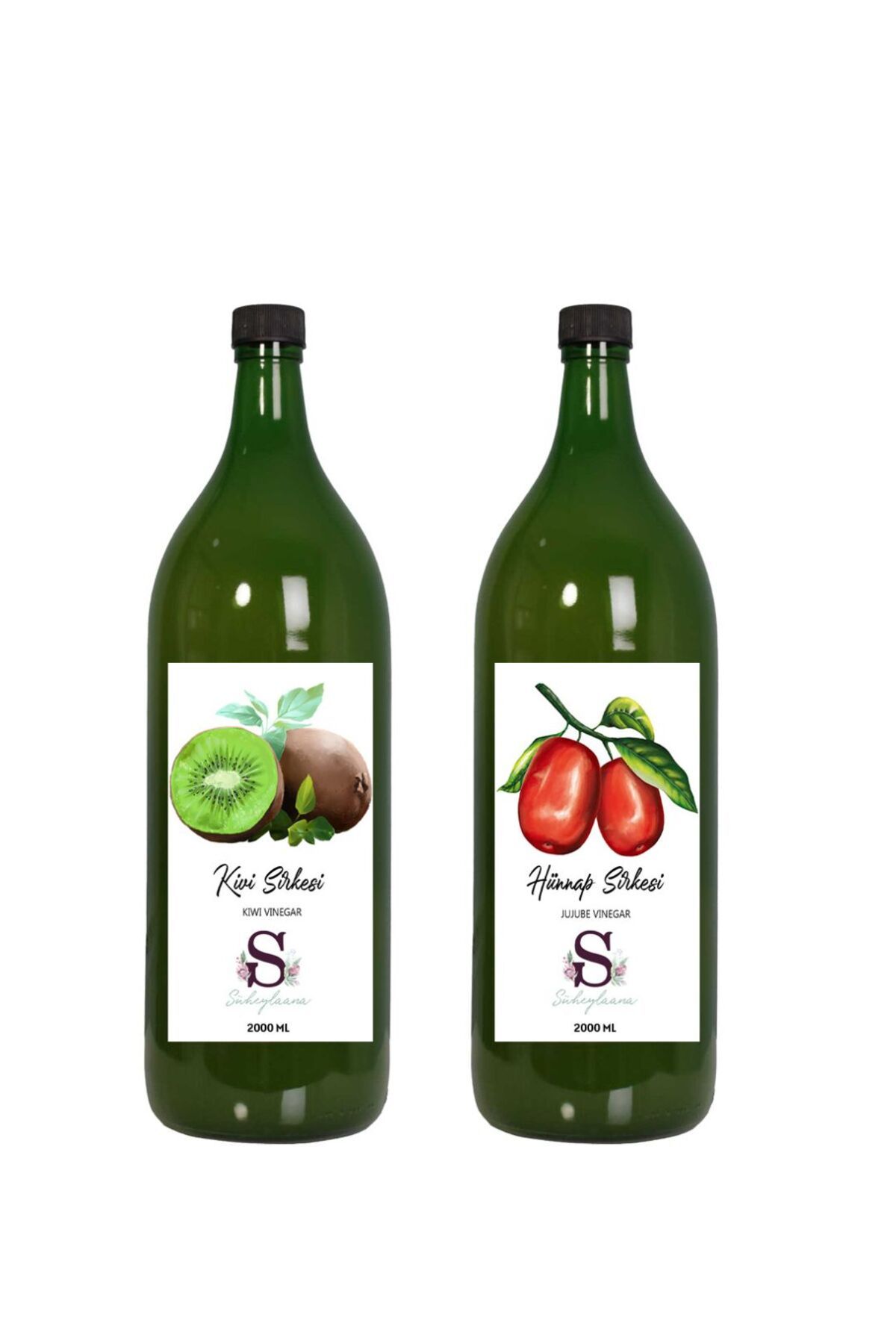 Süheylaana Doğal Kivi Sirkesi 2000 Ml - Doğal Hünnap Sirkesi 2000 Ml