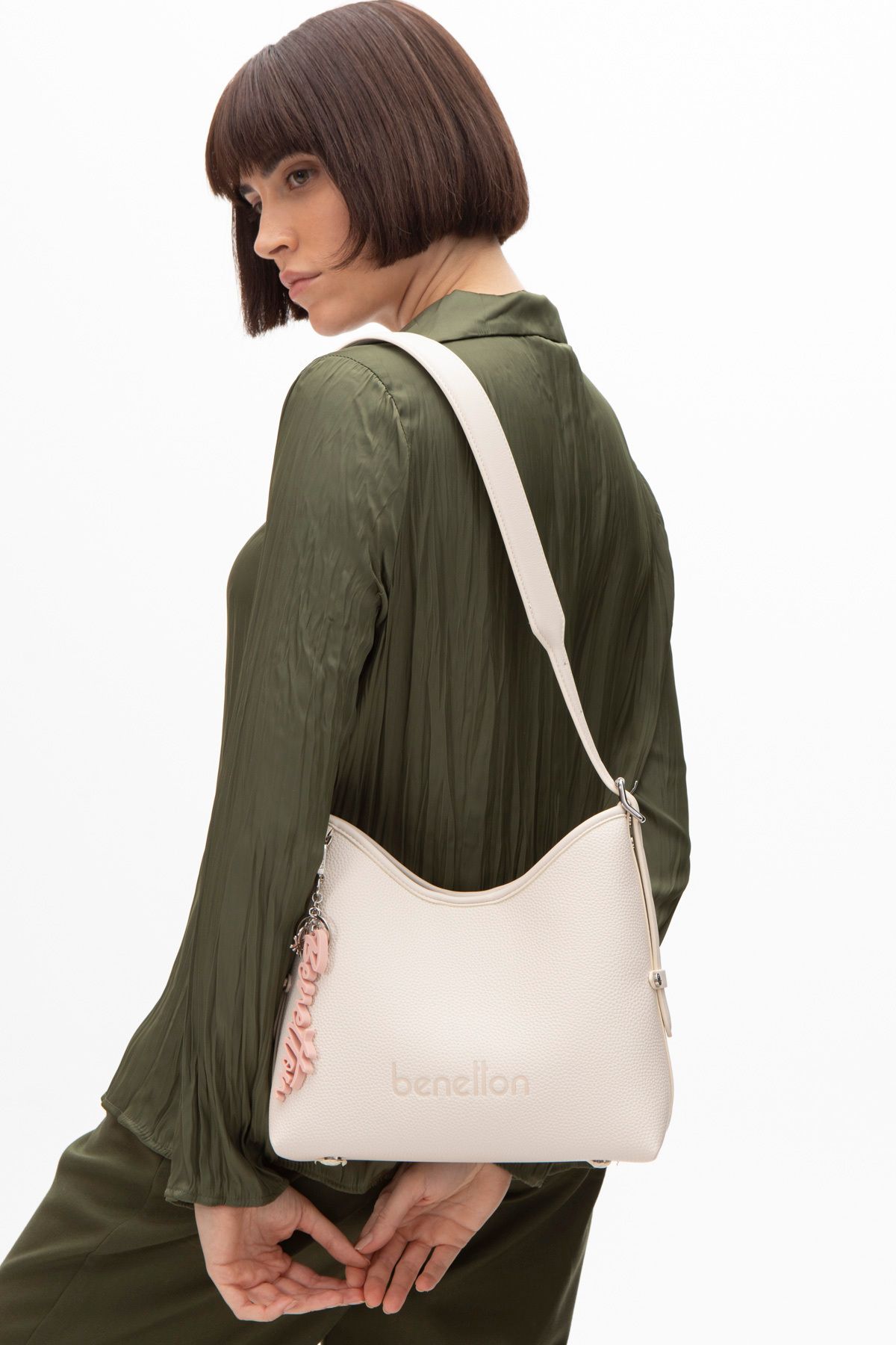 United Colors of Benetton KADIN KOL ÇANTASI BNT_1534 STD Bej