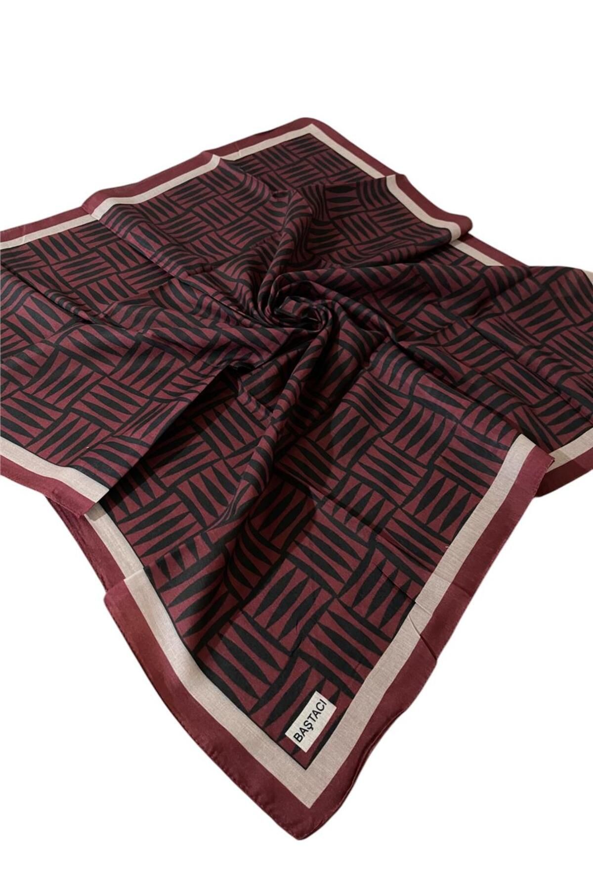Baştacı BAŞTACI SOFT 0196 KOYU BORDO EŞARP
