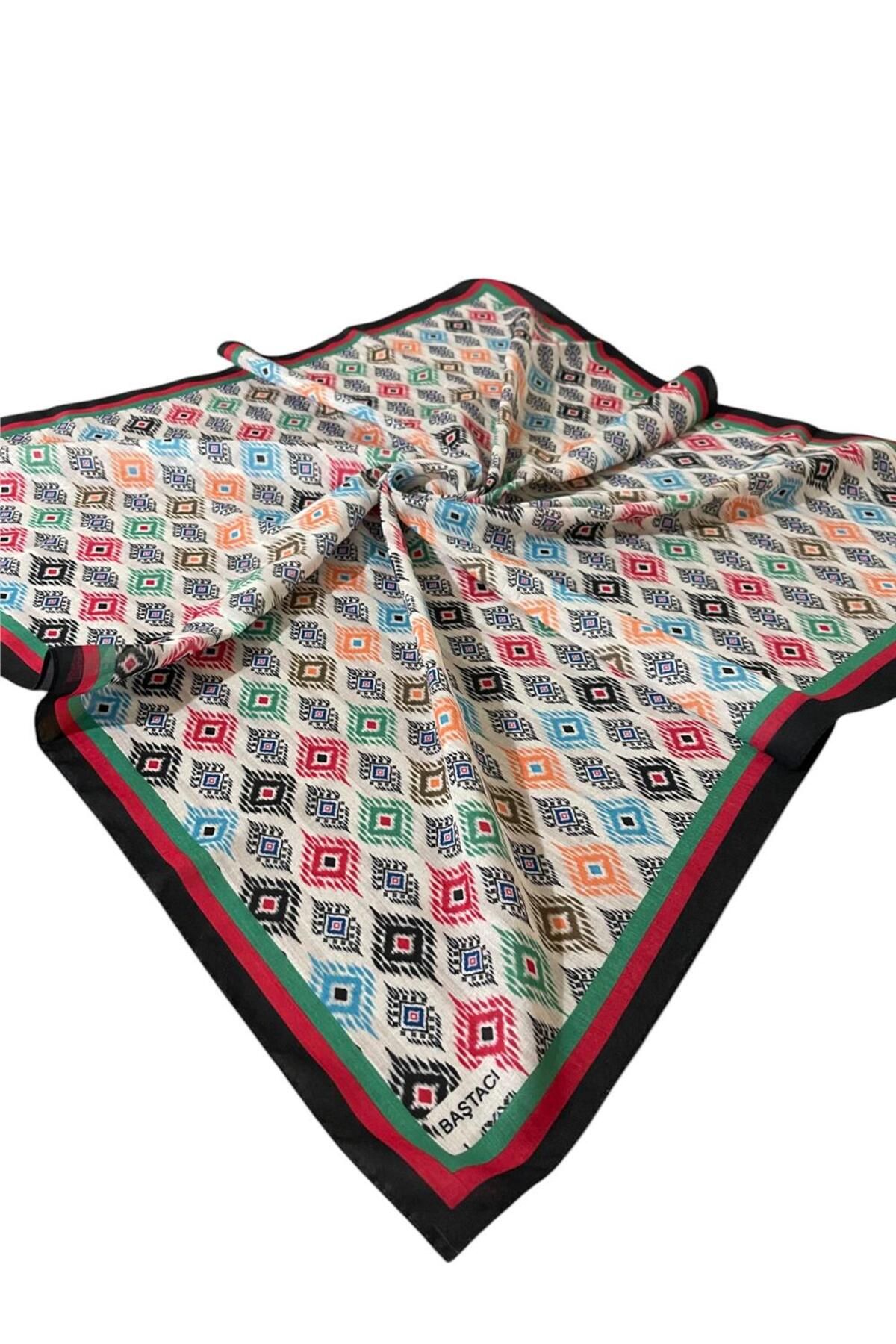 Baştacı BAŞTACI SOFT 0194 NAR ÇİÇEĞİ EŞARP