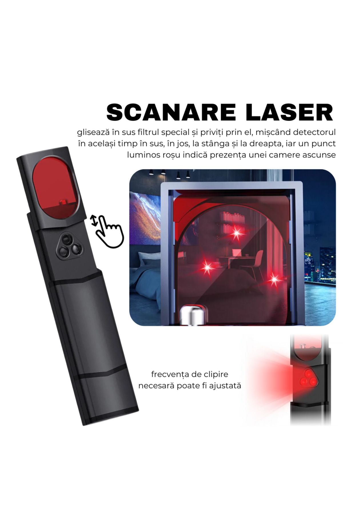 OEM-Hidden Camera Detector, Microphones, GPS Tracker, Voice Recorders, easyCTRL®, T15 6