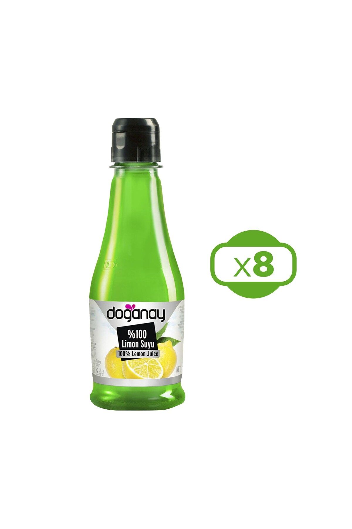 Doğanay %100 Limon Suyu 500 ml x 8 Adet Pet