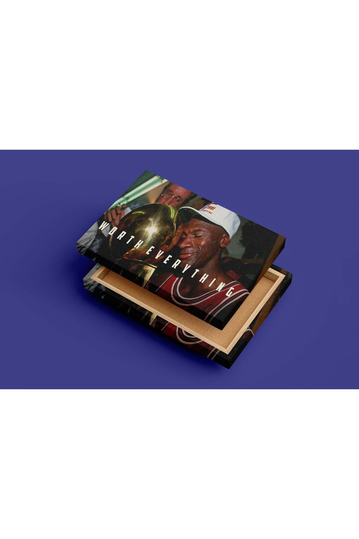Wallivo worth everything model 2, michael jordan, sport, kanvas tablo
