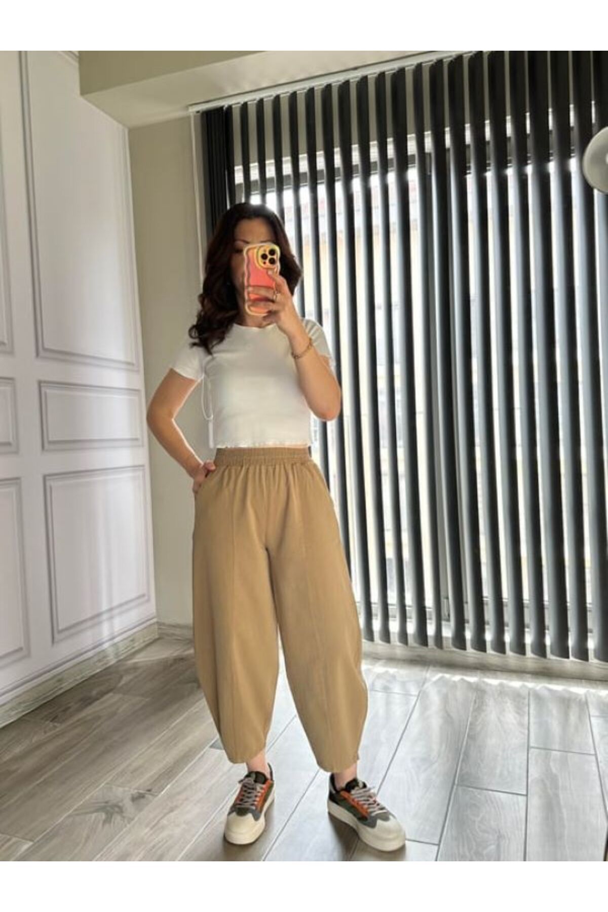Leila KETEN KUMAŞ BALON PANTOLON