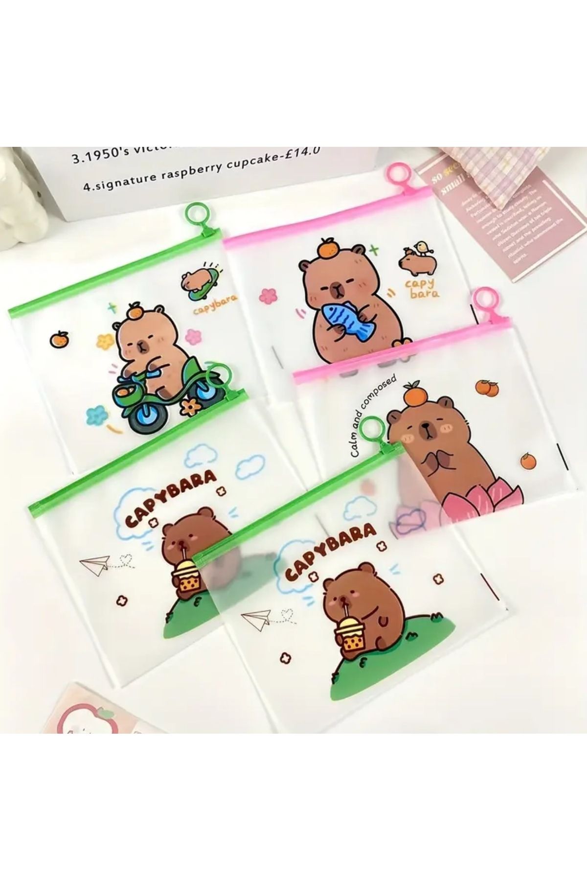 Kawaii-Capybara Capybara Locked Envelope File 1 Piece 7