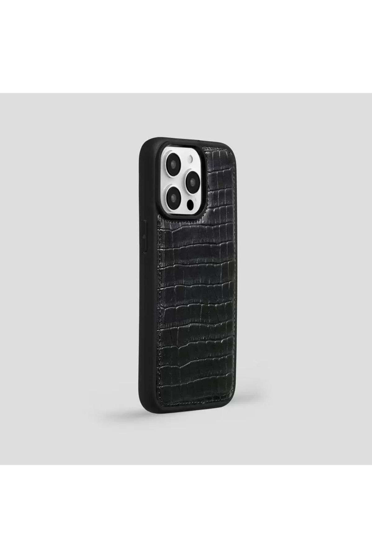 Machete Concept iPhone Kroko Siyah Deri Kılıf