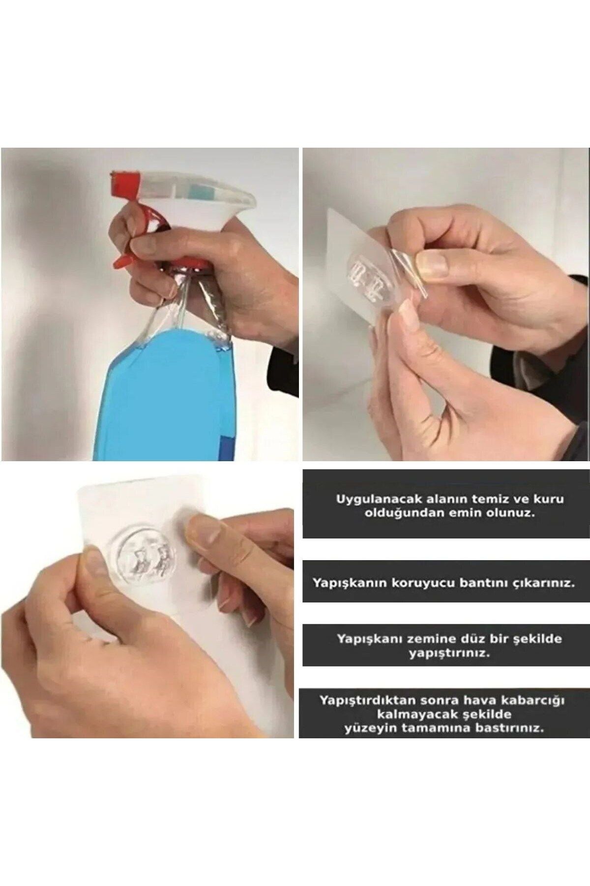 Emperium BUFFER® Kendiliğinden Yapışkanlı Dekoratif Tekli Sabunluk Siyah