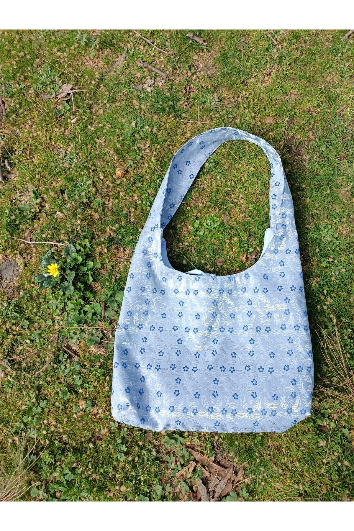 yaso shop Kumaş Tote Çanta Kadın Omuz Çantası Deri Çanta