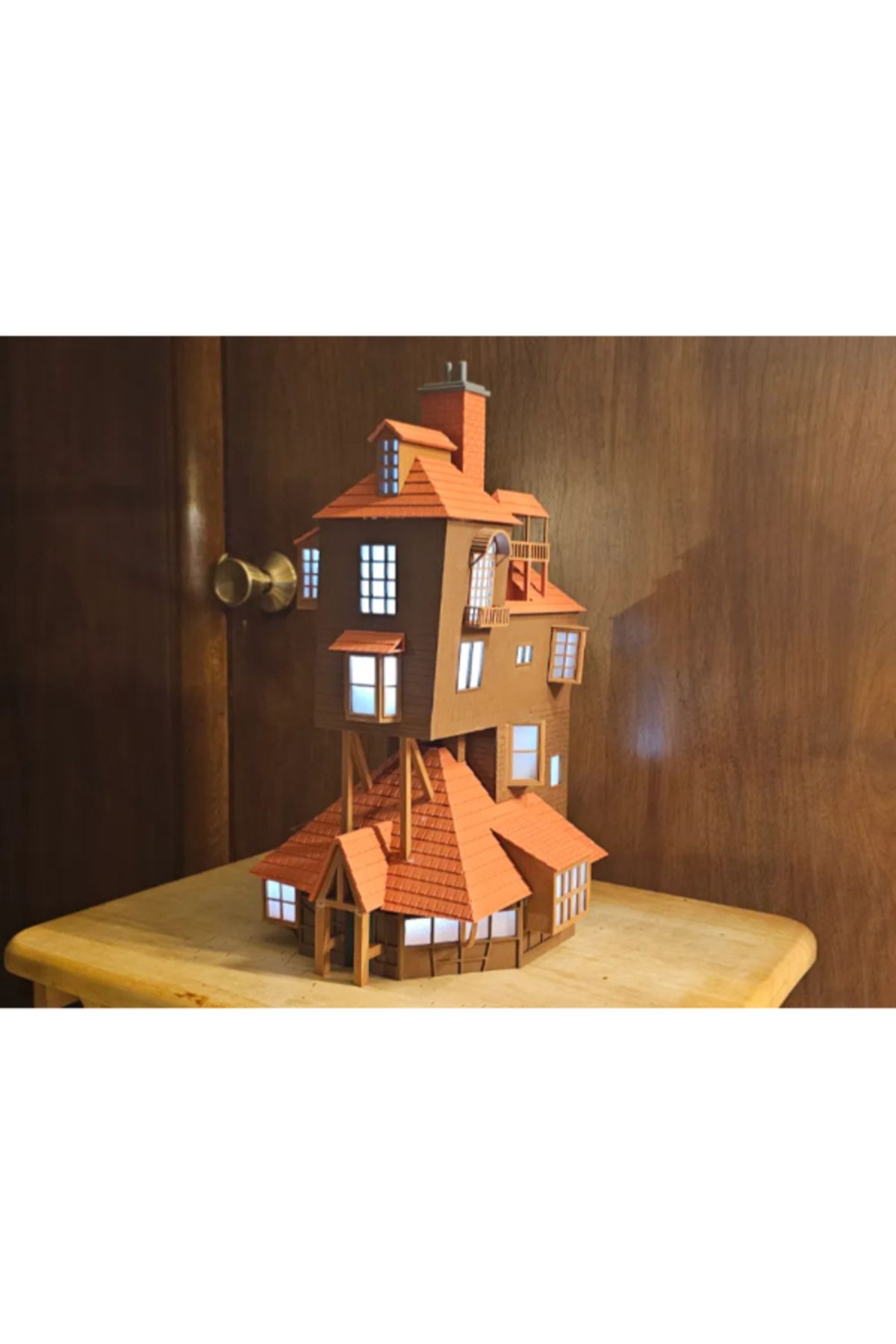 3d model s Harry Potter Weasley Evi (The Burrow) – 3D Baskı Dekor Seti